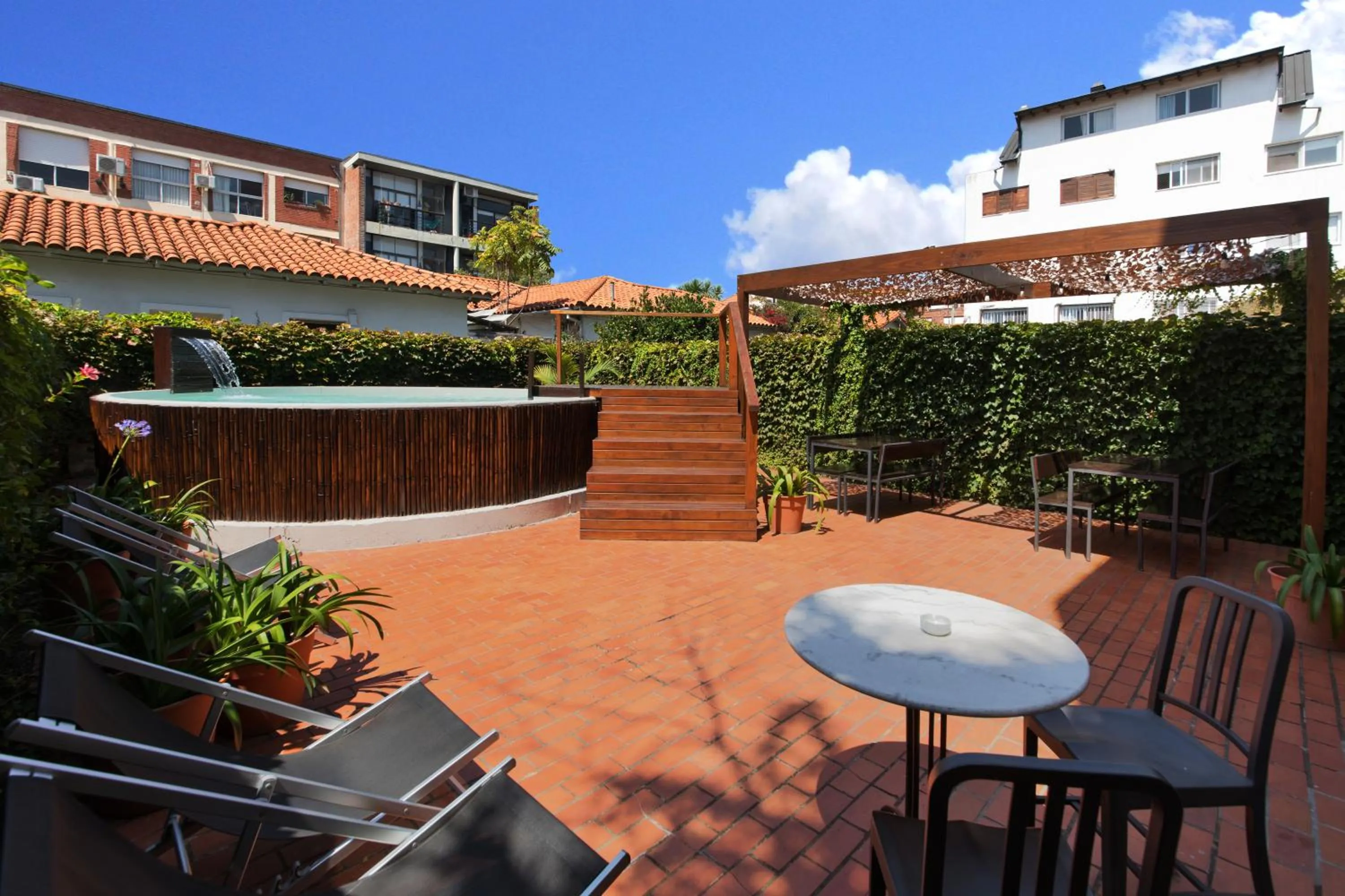 Patio in Hotel Alto San Isidro