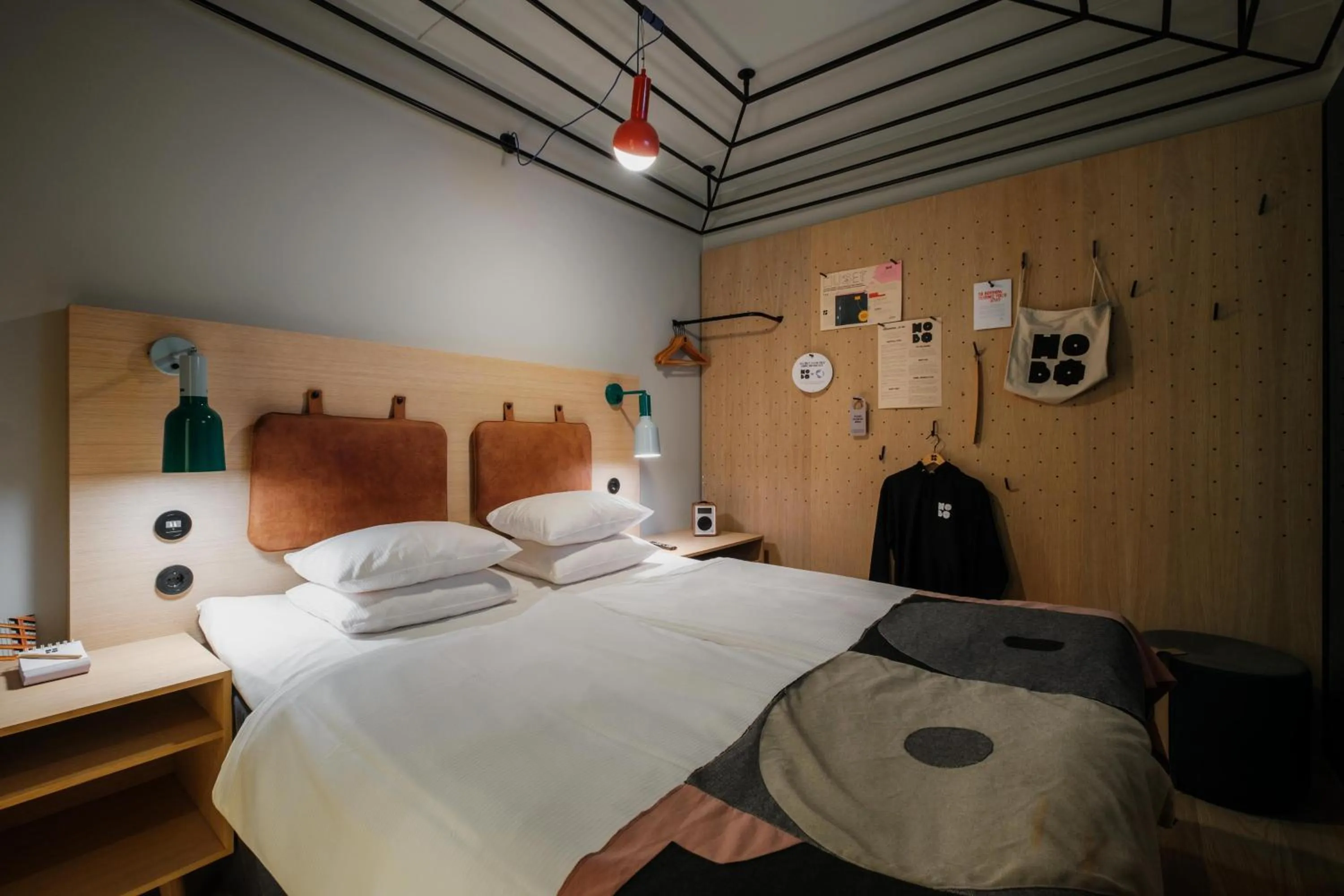 Bed in Hobo Hotel Stockholm