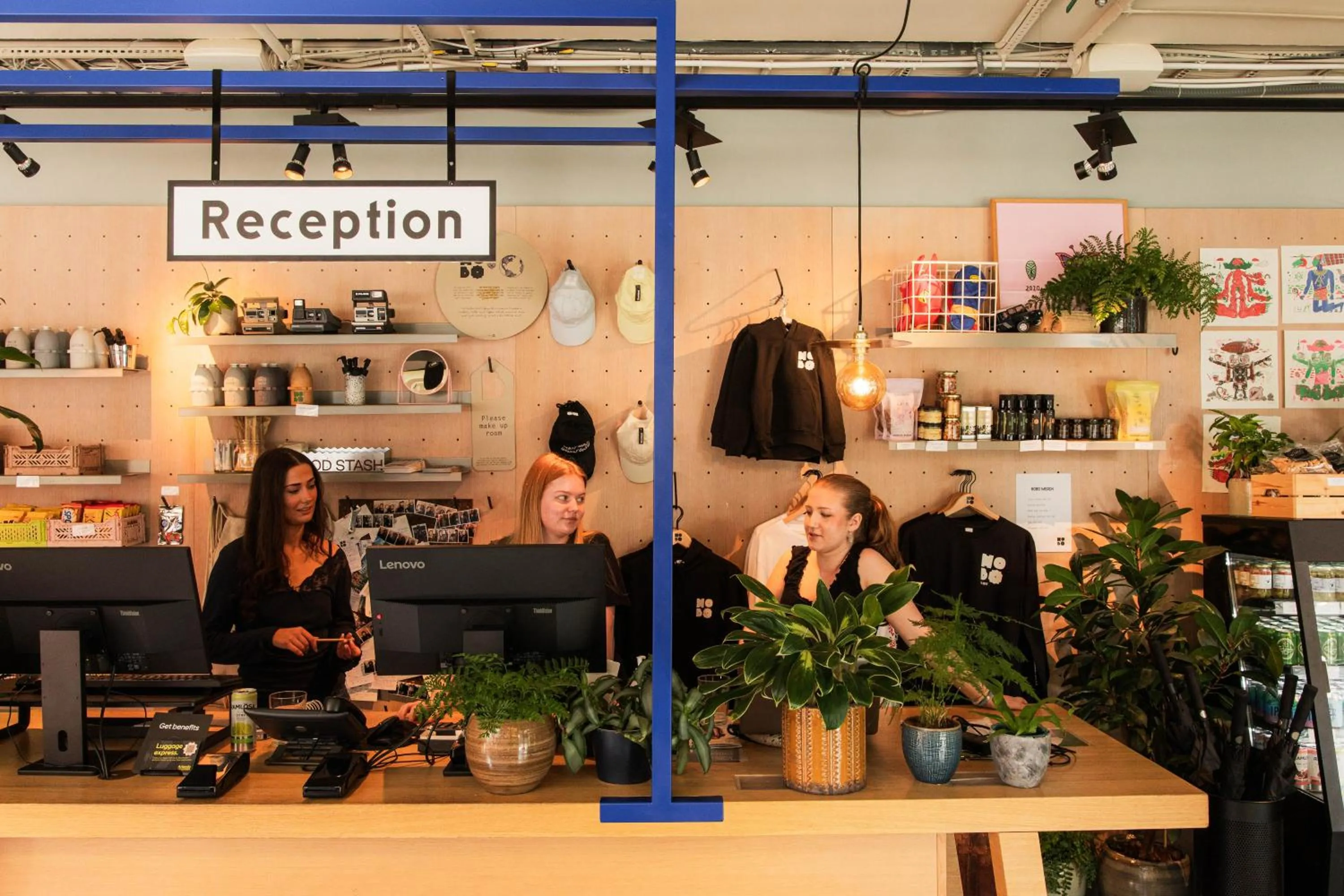 Lobby or reception in Hobo Hotel Stockholm