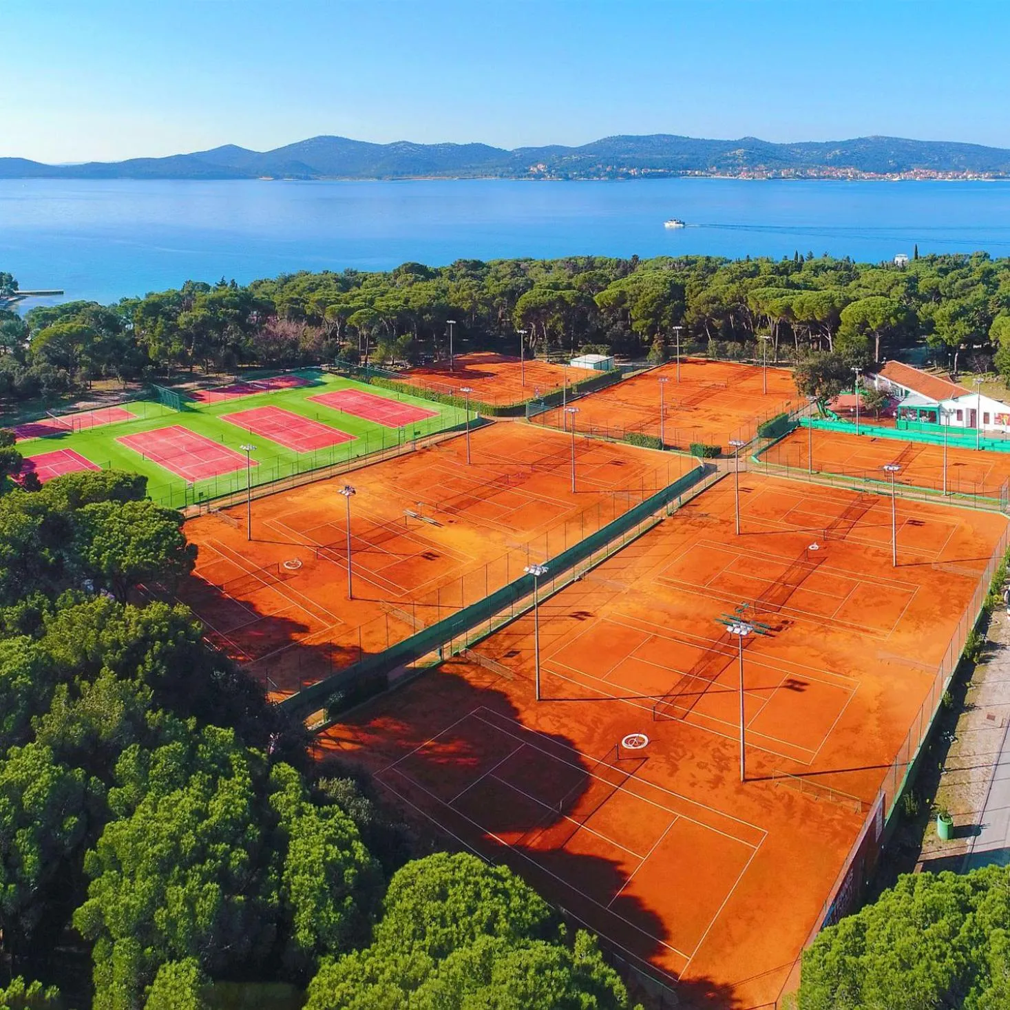 Tennis court in Hotel Villa Donat