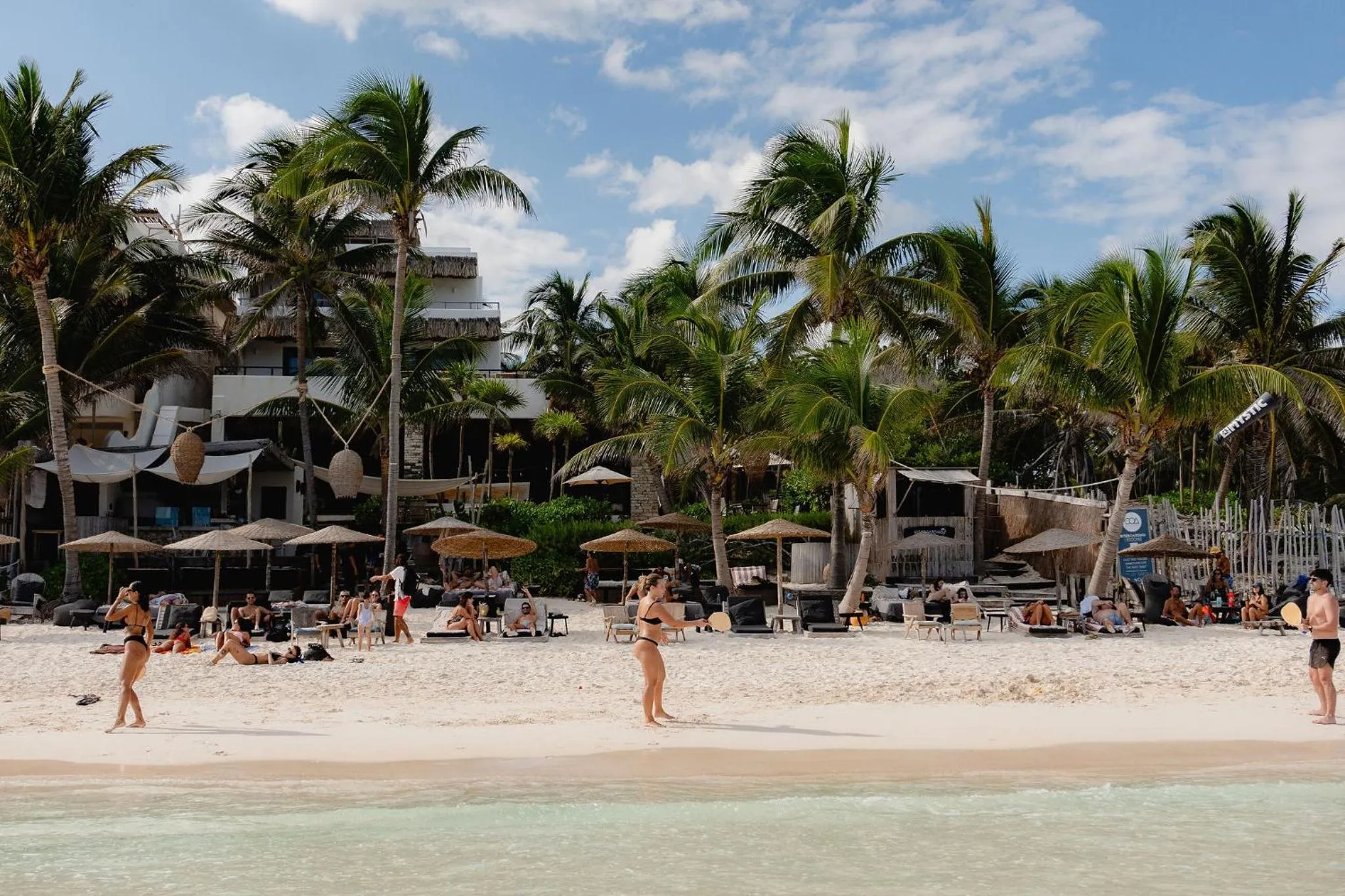Beach in Chiringuito Tulum
