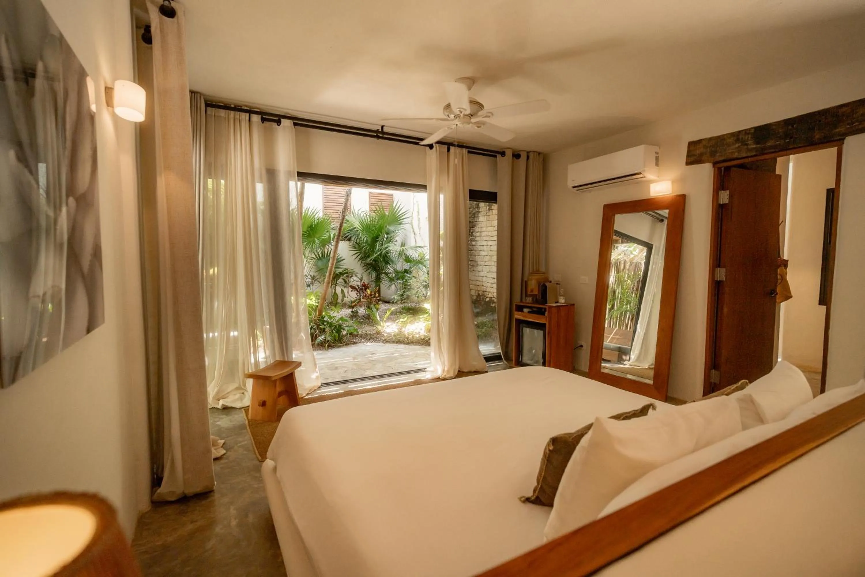 Garden view, Bed in Chiringuito Tulum