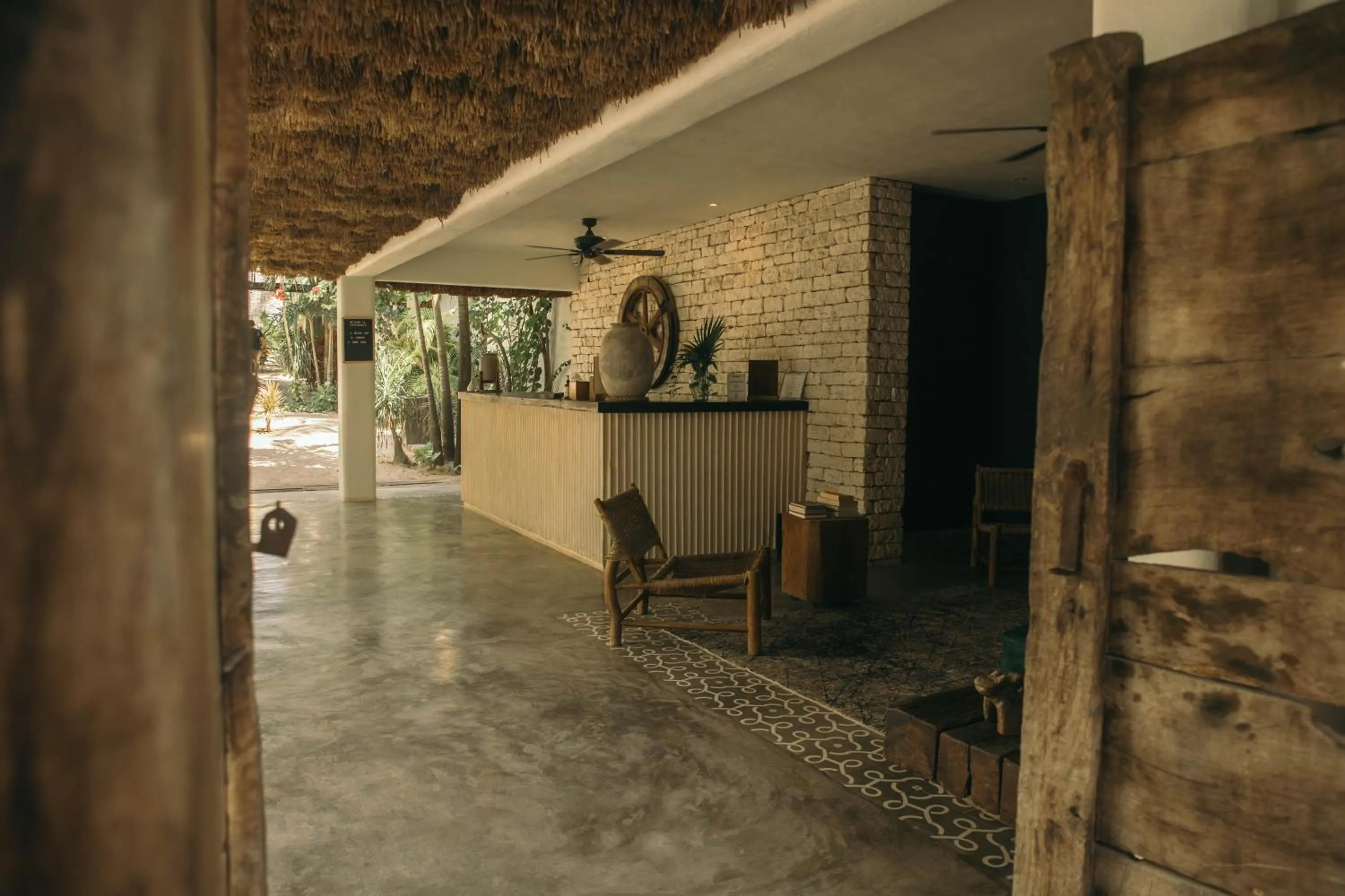 Lobby or reception in Chiringuito Tulum