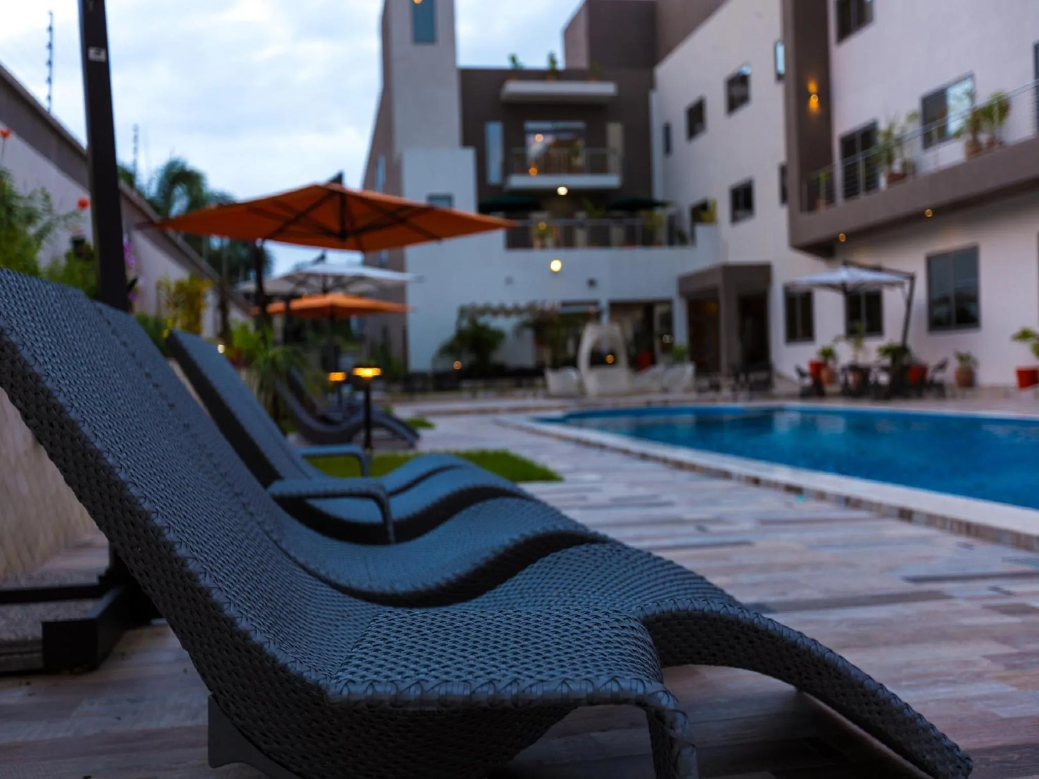 Swimming pool in The Palms by Eagles