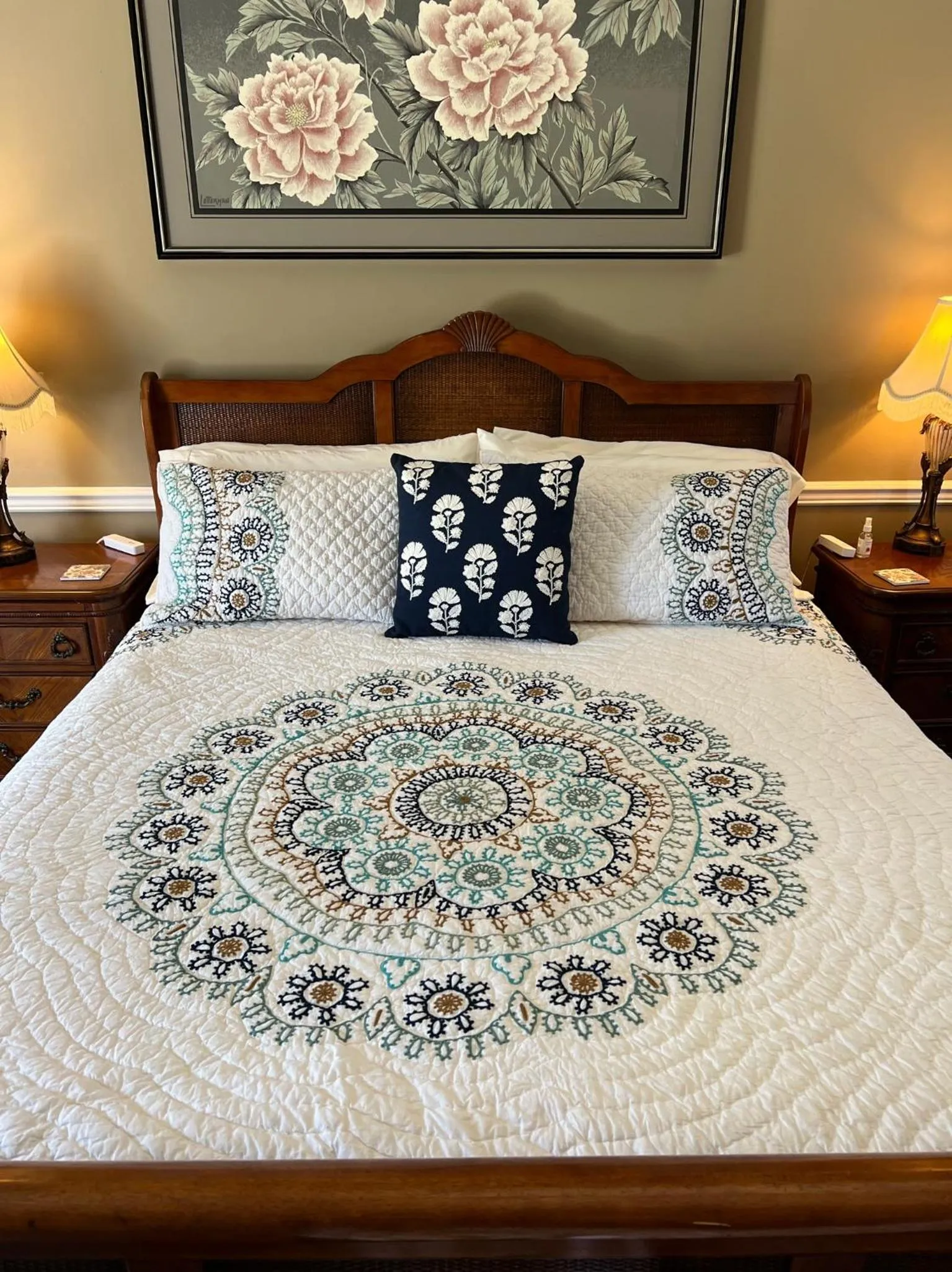 Bed in The Inn at Benicia Bay