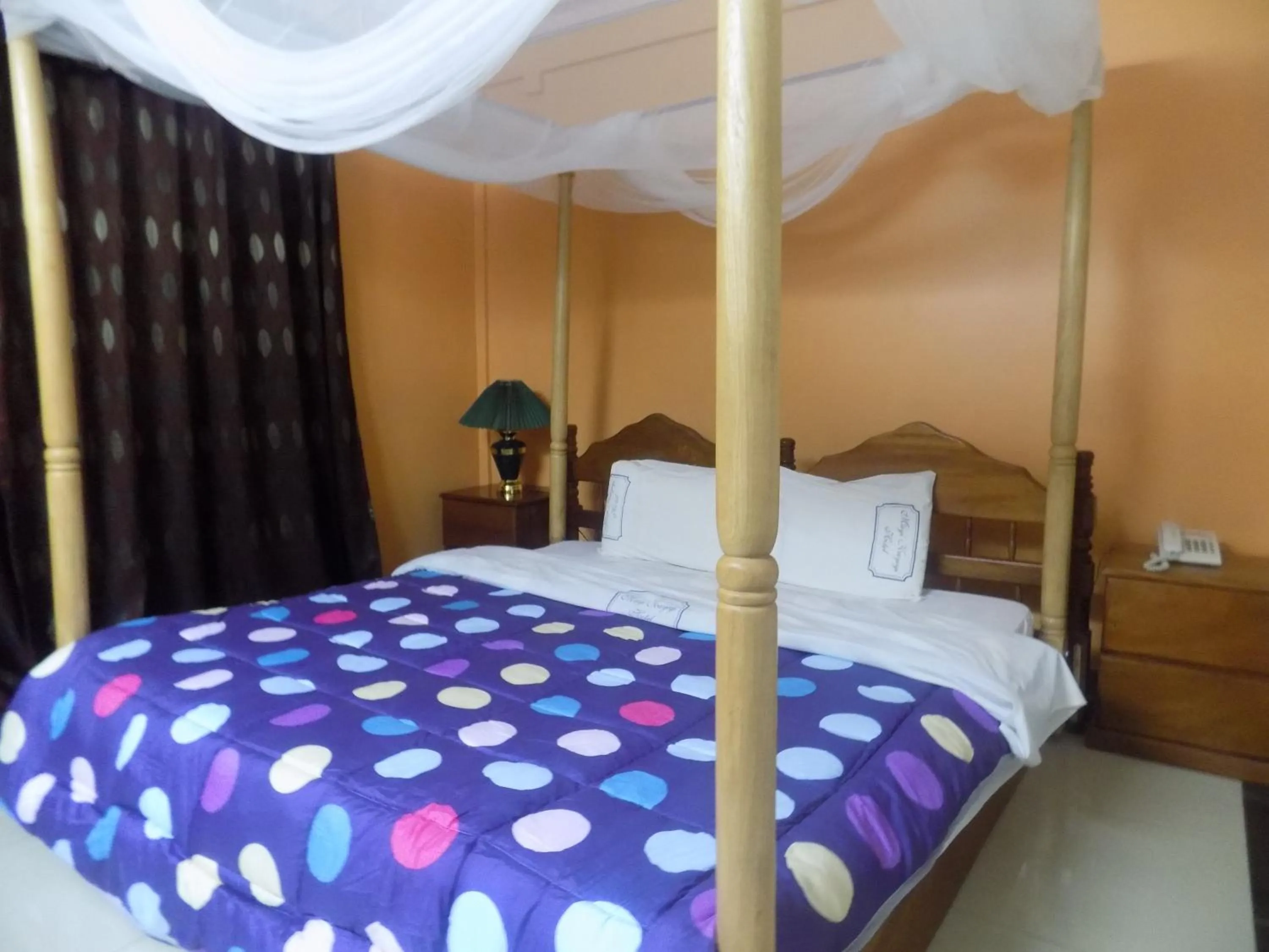 Bed in Kayegi Hotel Mbale