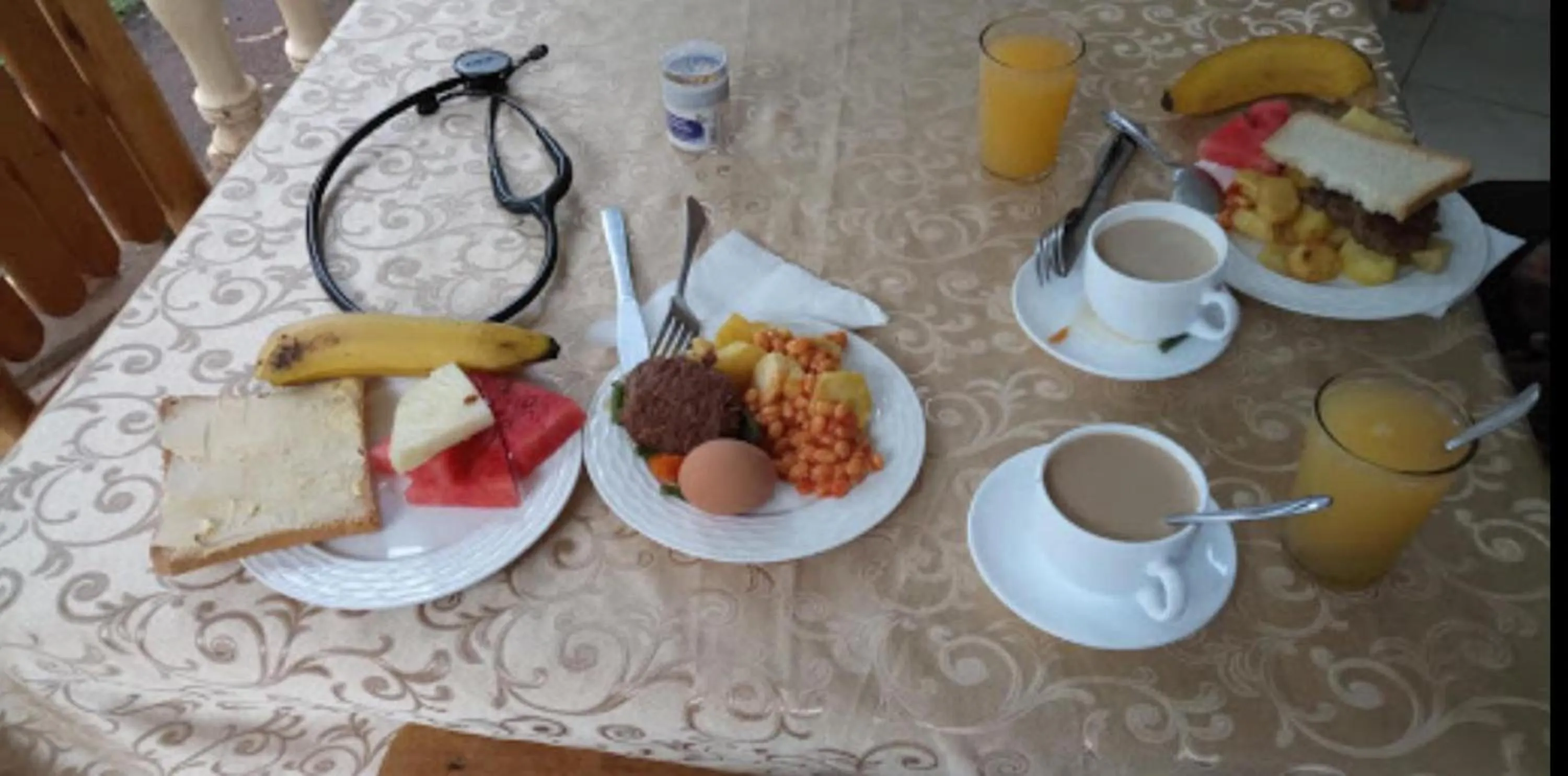 Food close-up in Kayegi Hotel Mbale