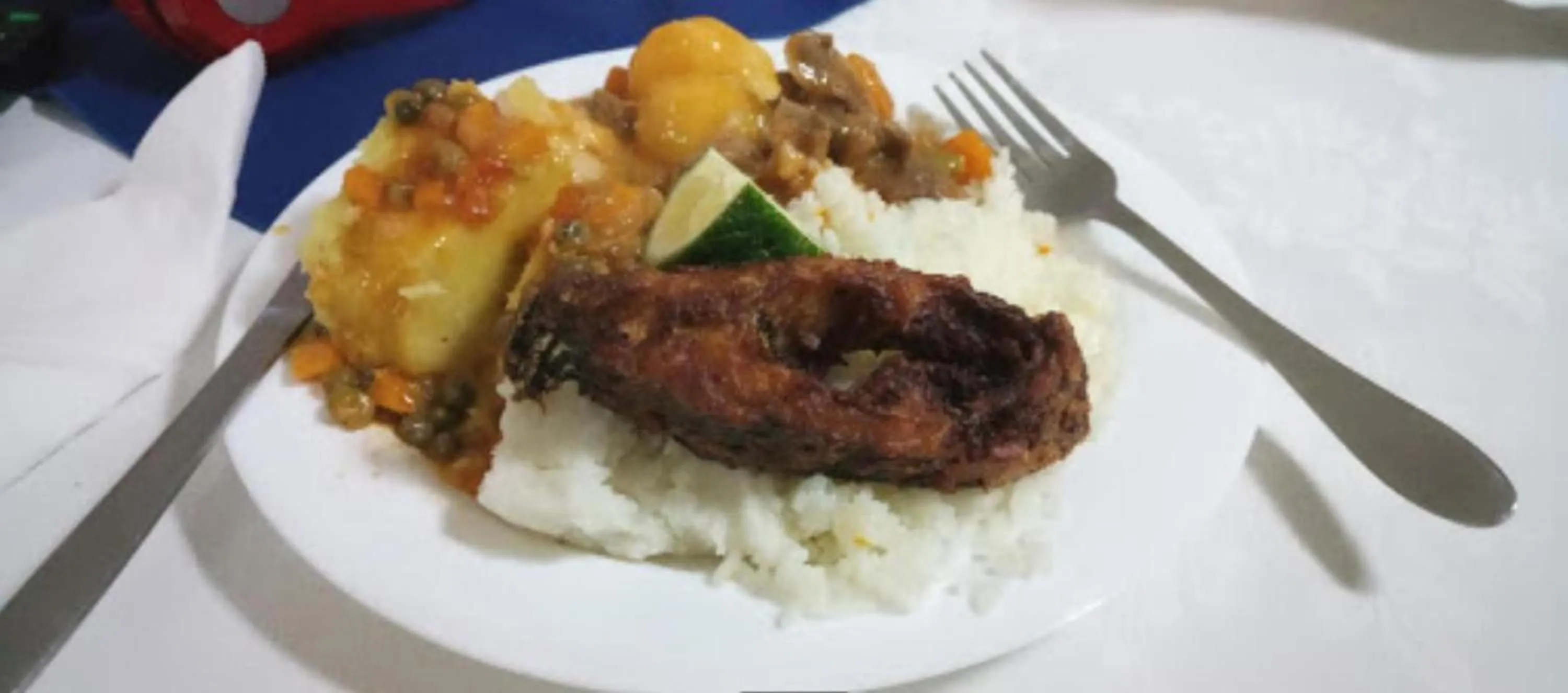 Food close-up in Kayegi Hotel Mbale