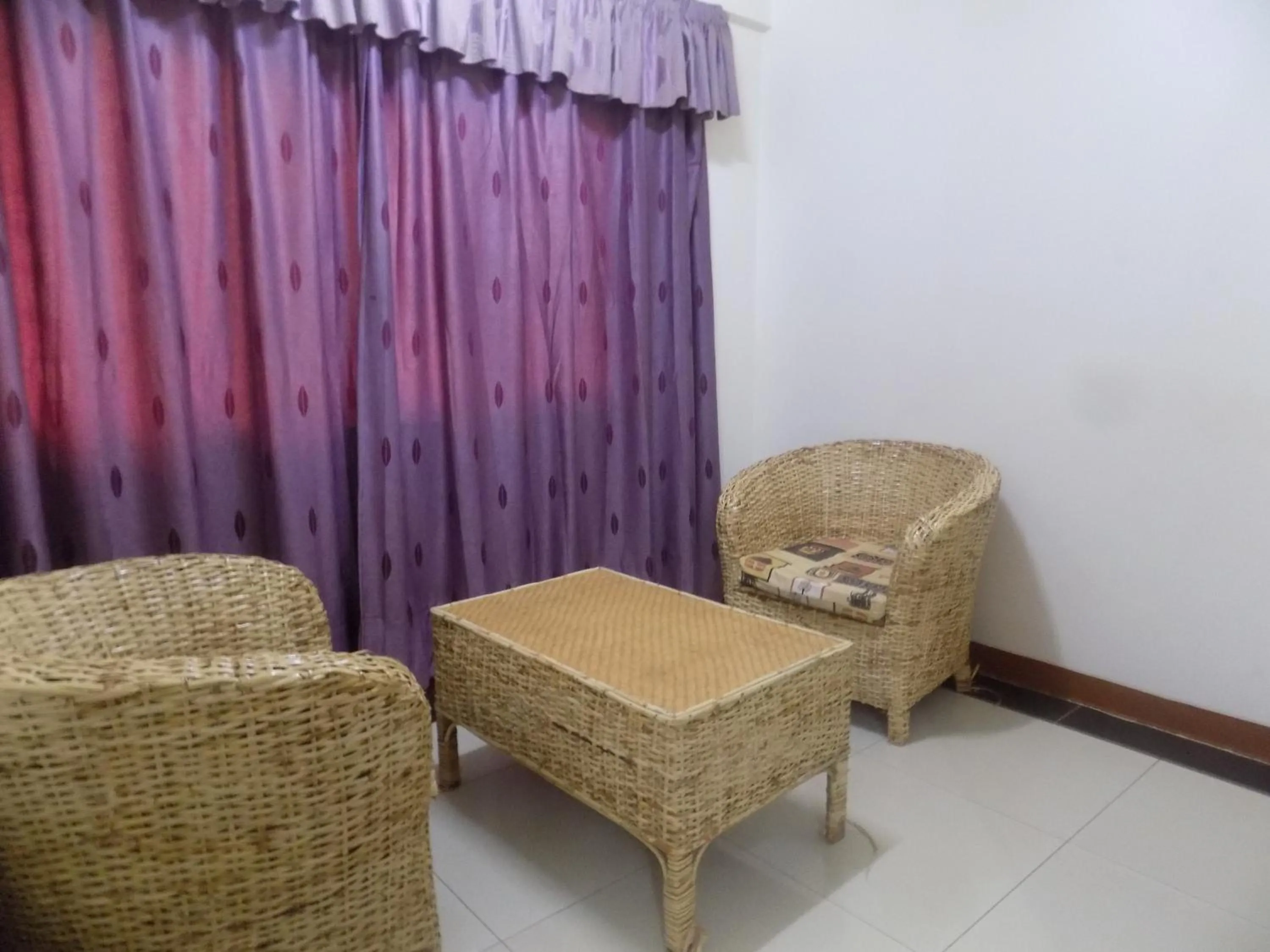 Seating area in Kayegi Hotel Mbale