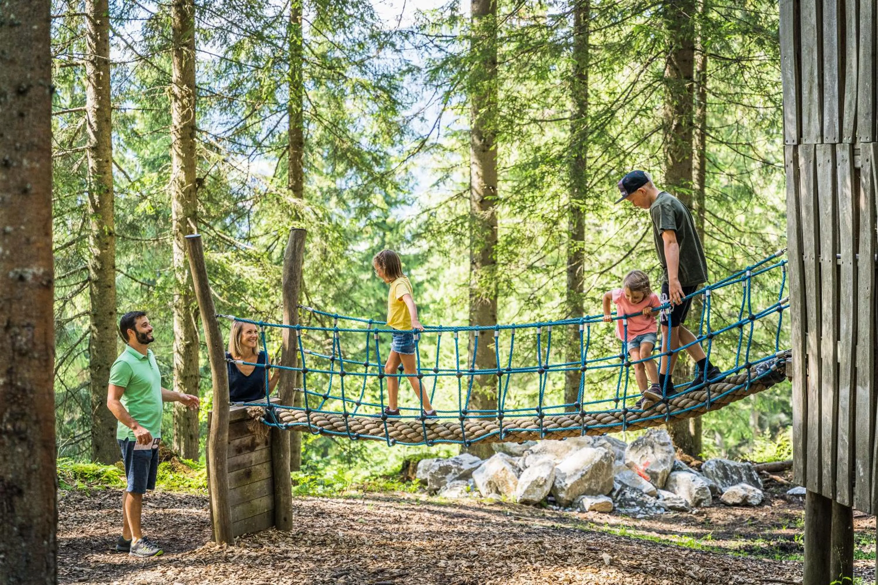 Children play ground in B&B Hotel Die Bergquelle