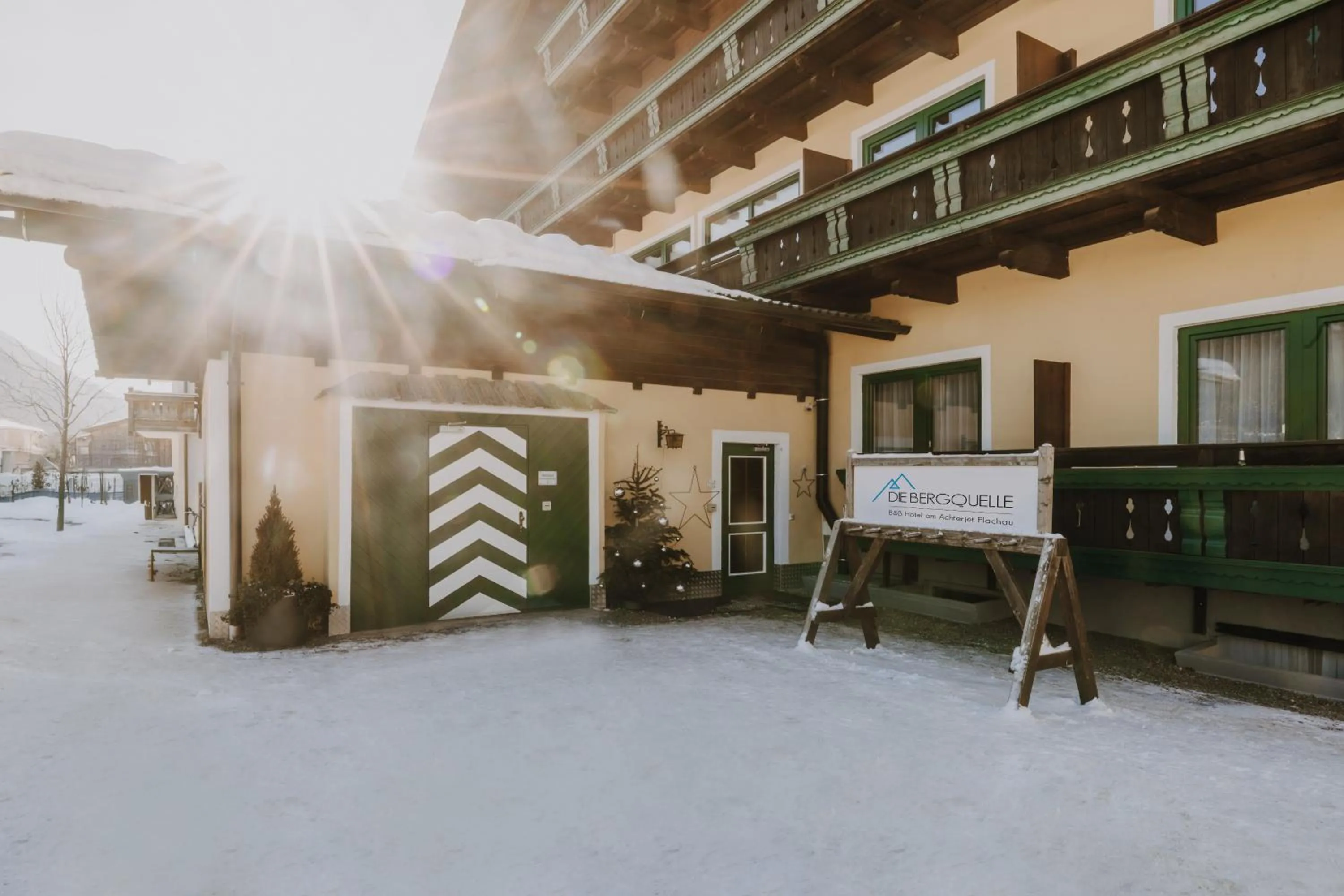 Property building in B&B Hotel Die Bergquelle