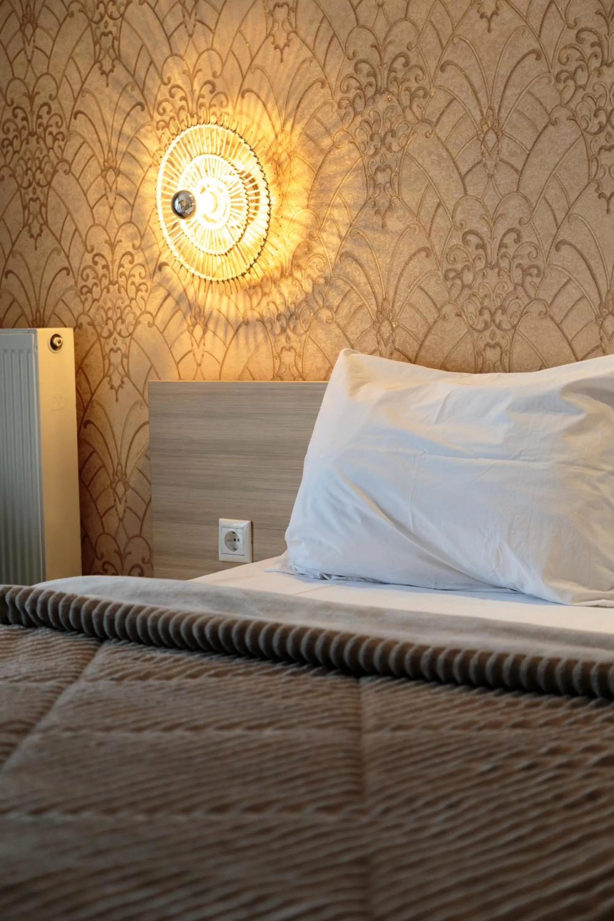 Bed in Limani Comfort Rooms