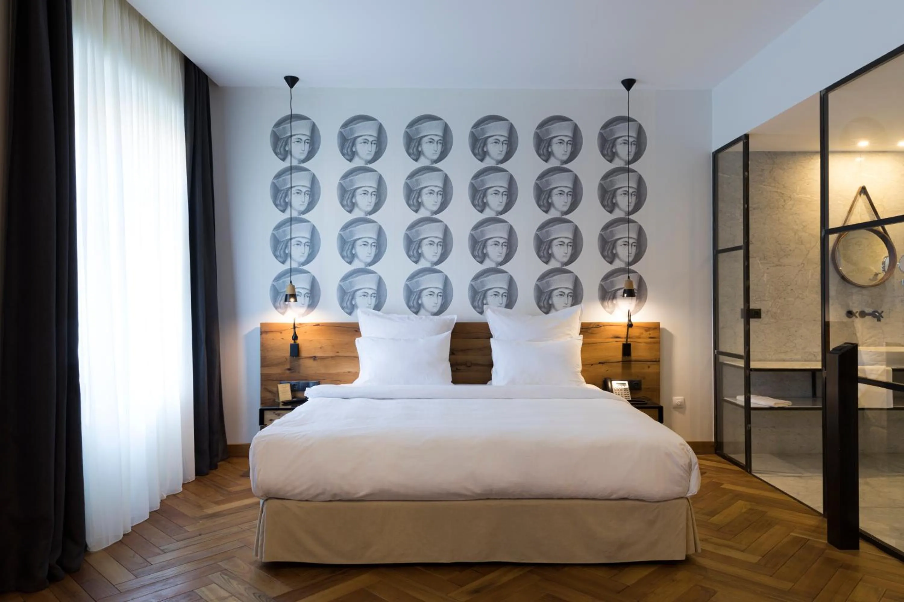 Bedroom, Bed in Shota @ Rustaveli Boutique Hotel