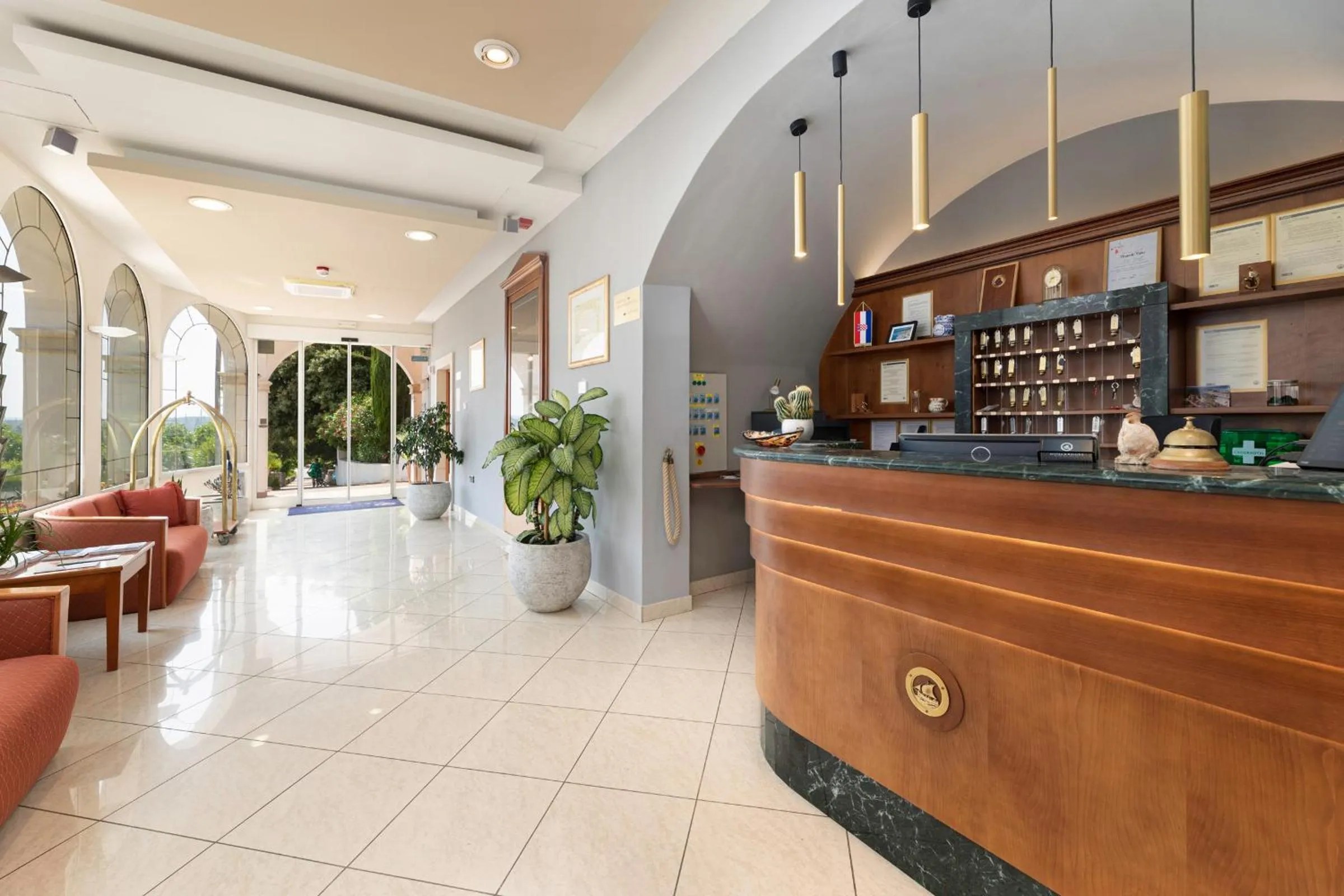 Lobby or reception in Hotel Kanajt