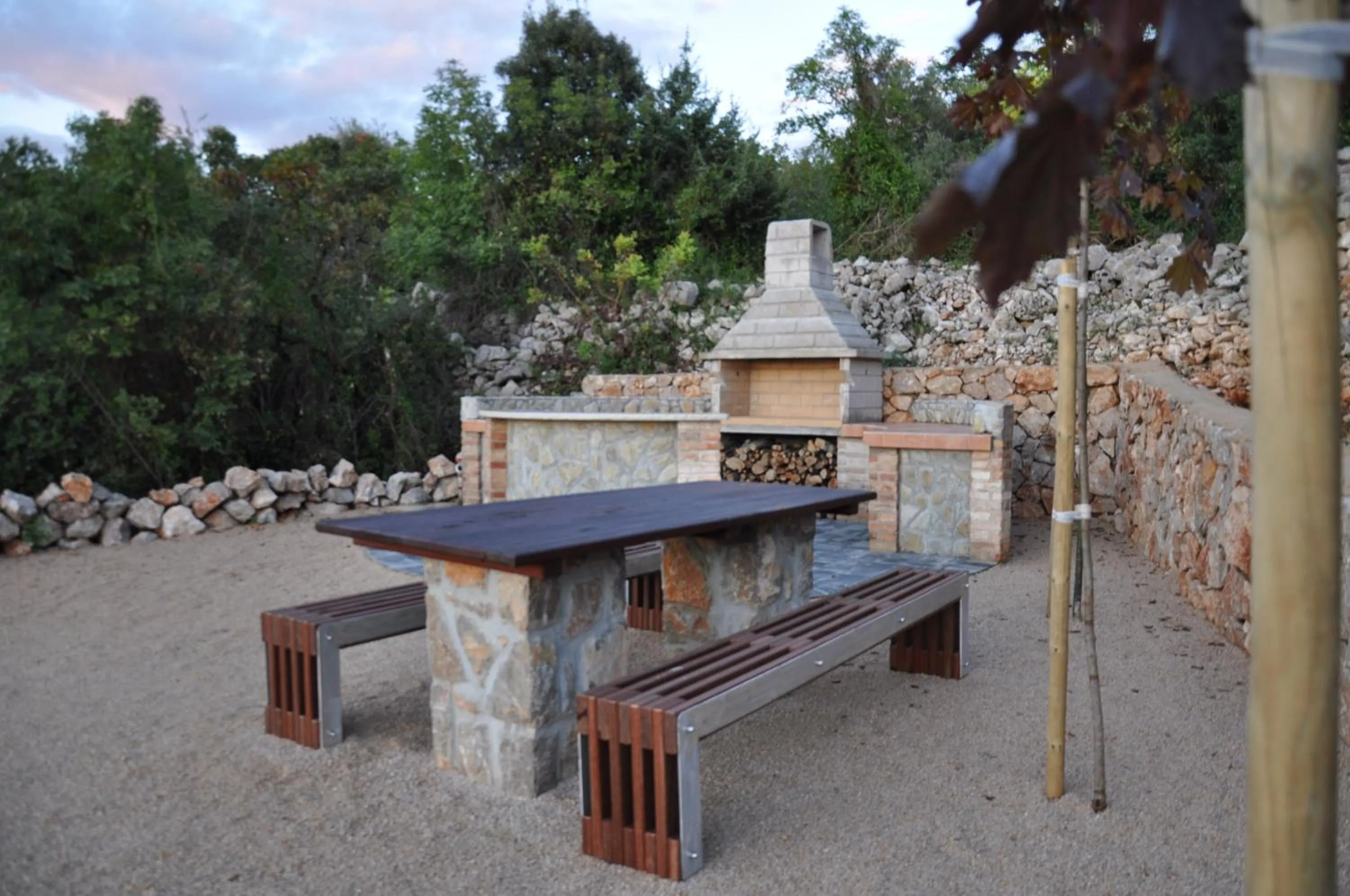 BBQ facilities in Hotel Kanajt