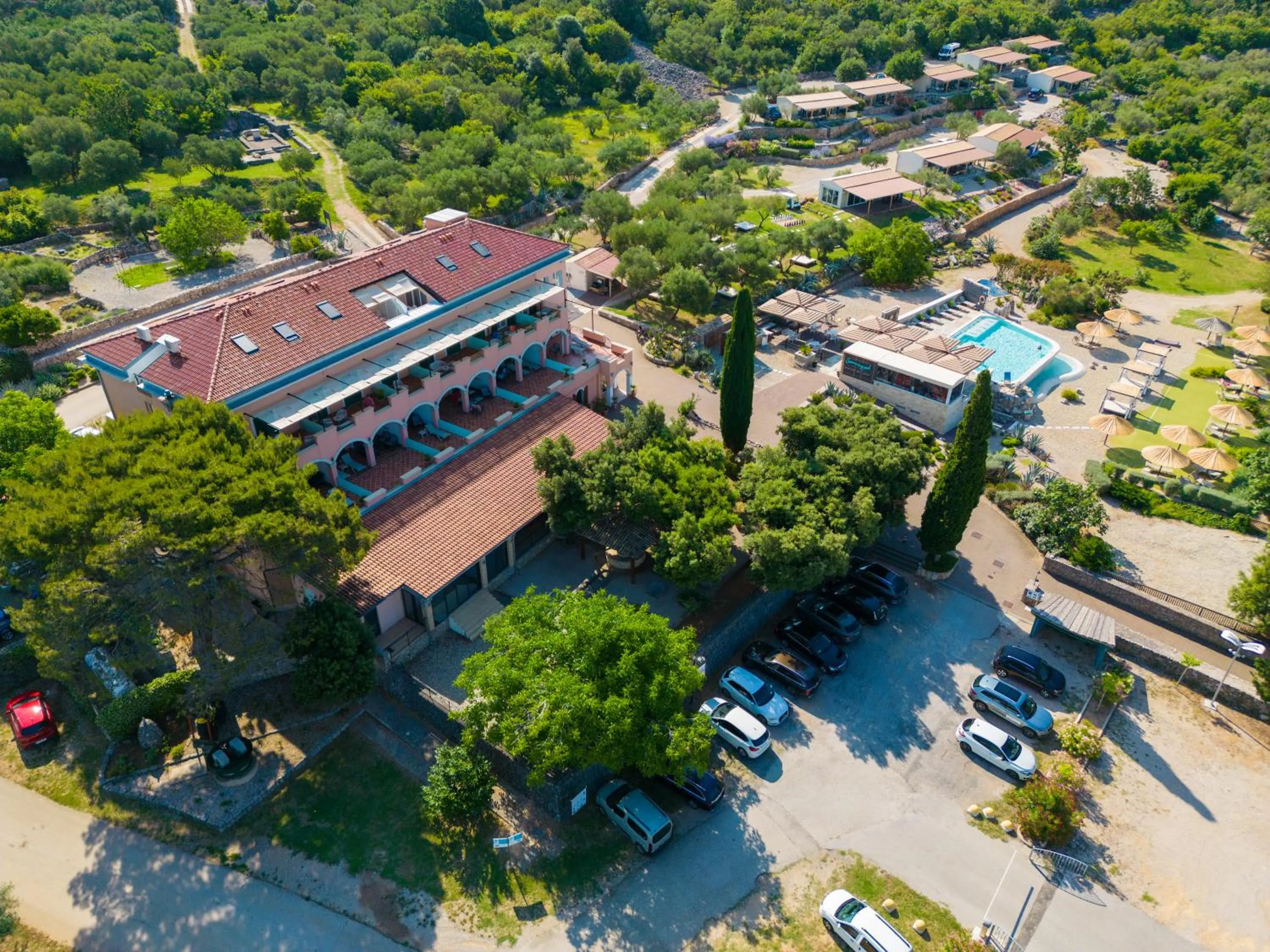 Bird's eye view in Hotel Kanajt