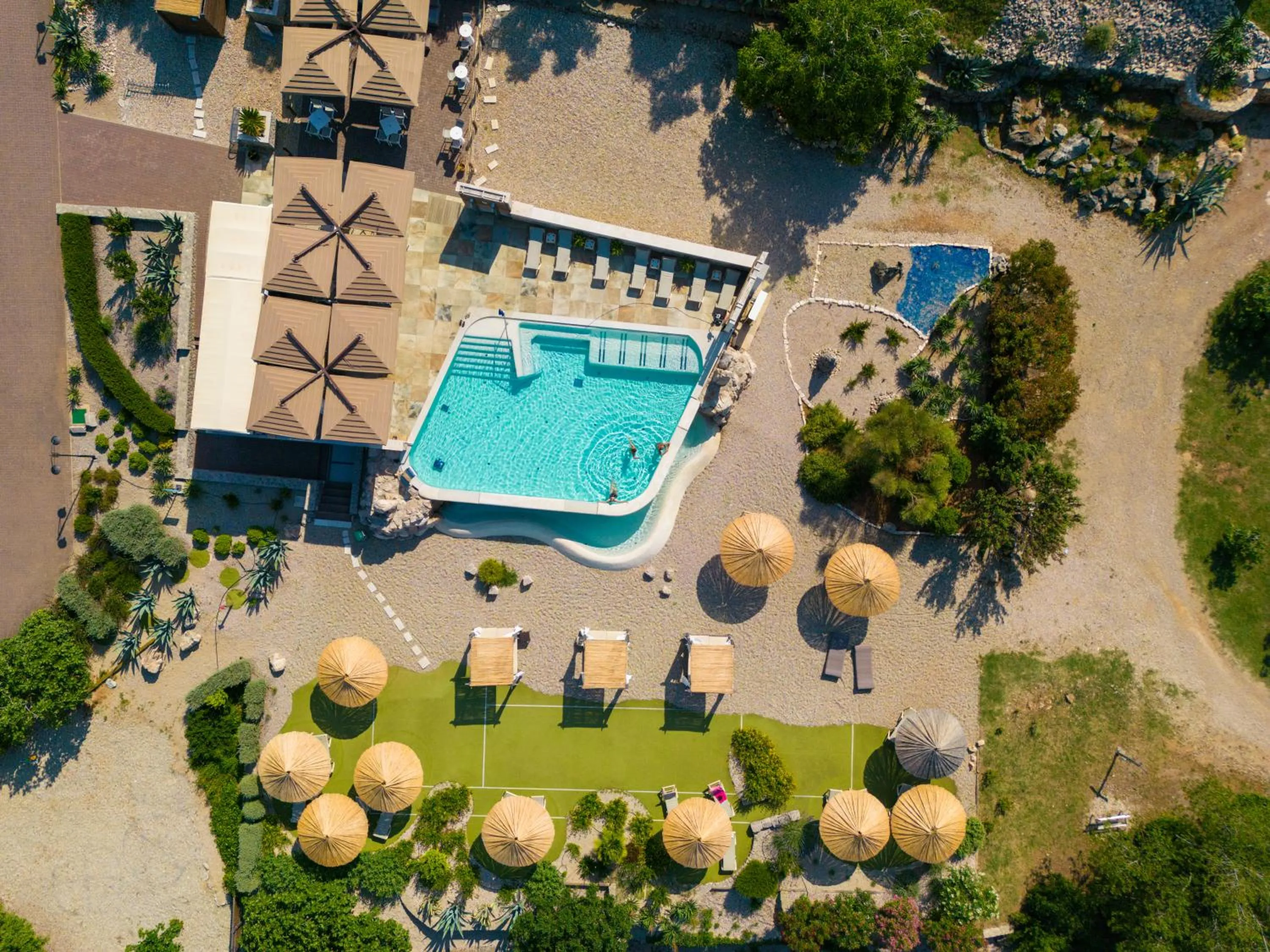 Bird's eye view in Hotel Kanajt