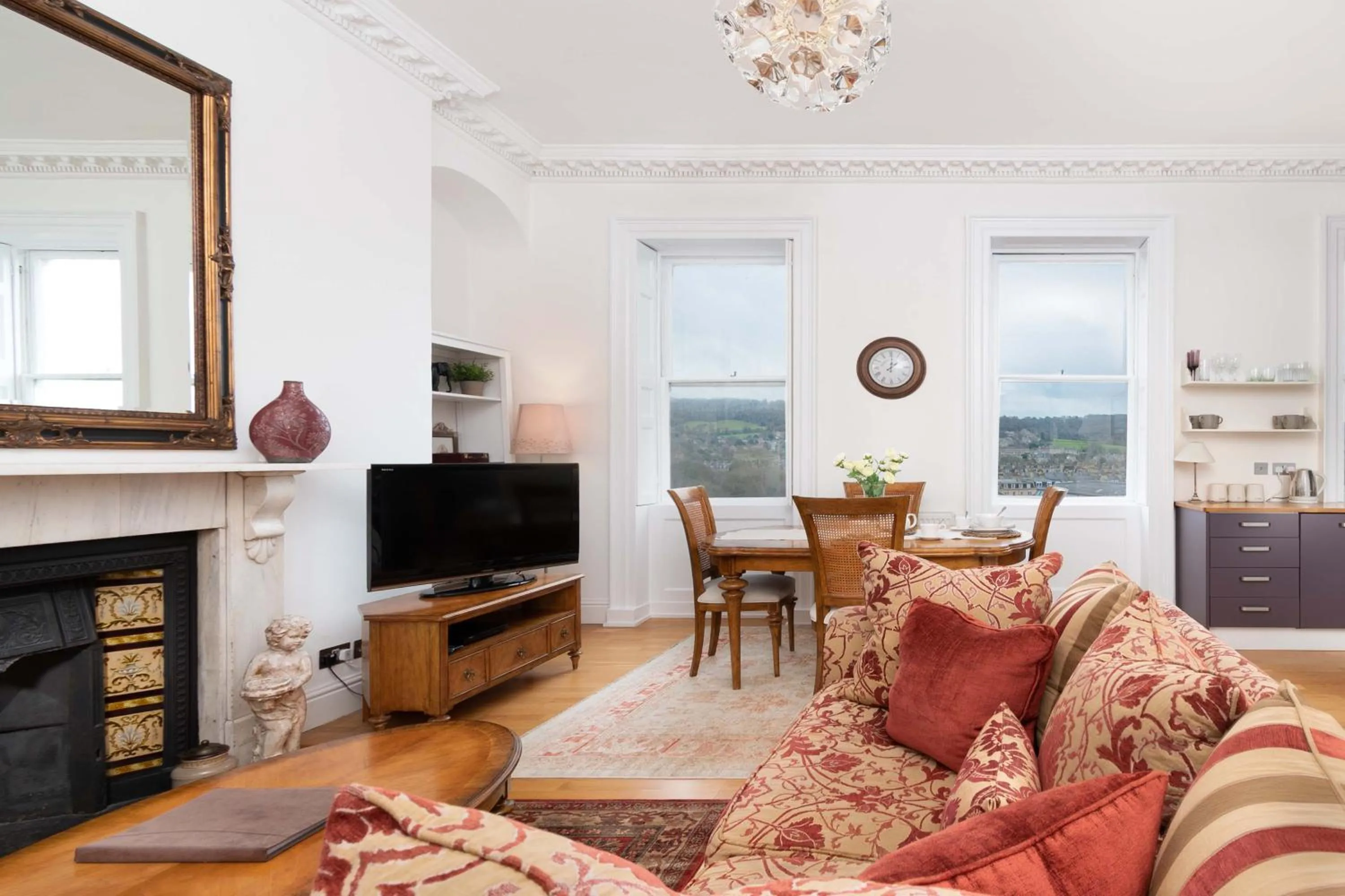 Living room in No 1 The Paragon