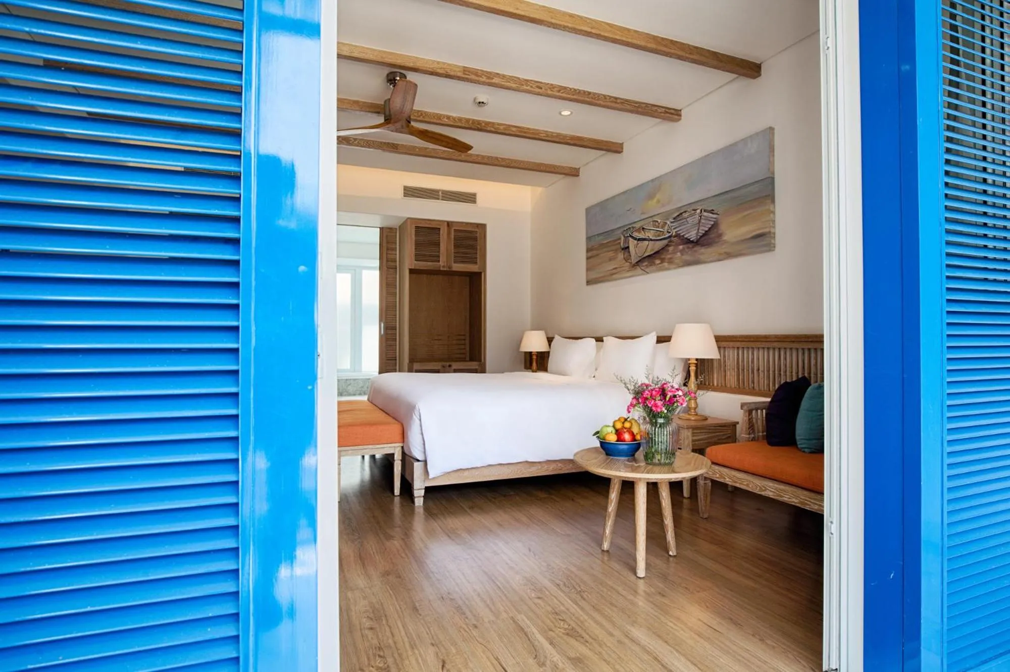 Balcony/Terrace, Bed in Risemount Premier Resort Da Nang