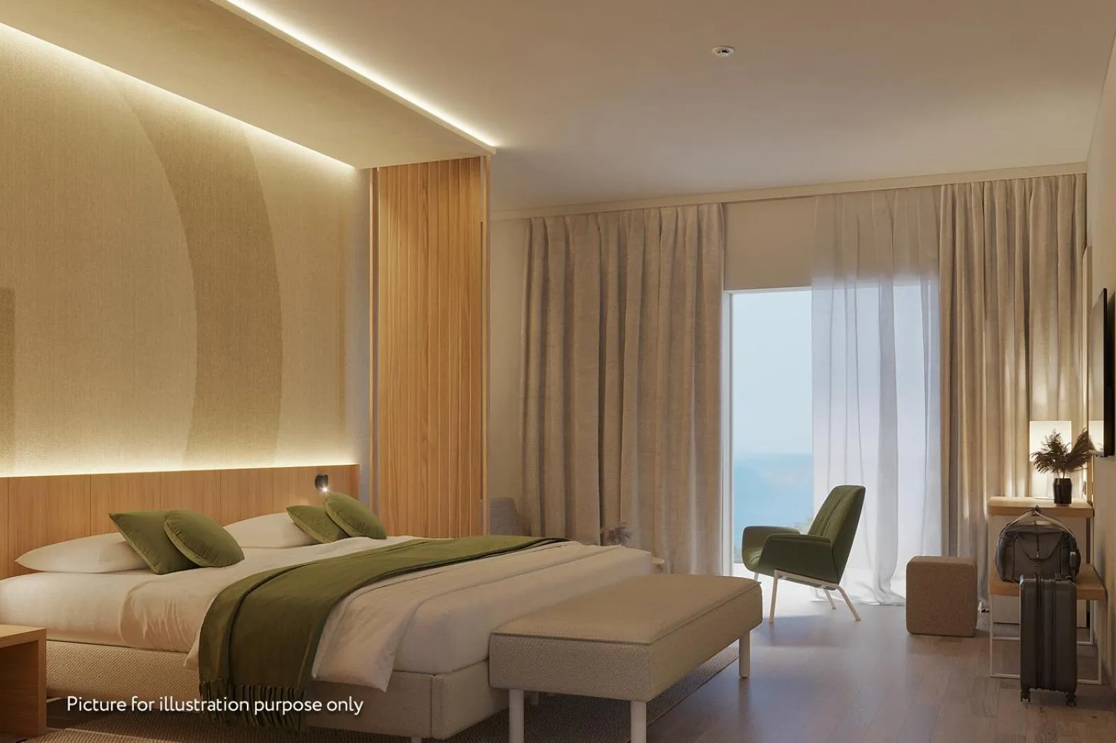 Bedroom, Bed in Hotel Garden Istra Plava Laguna