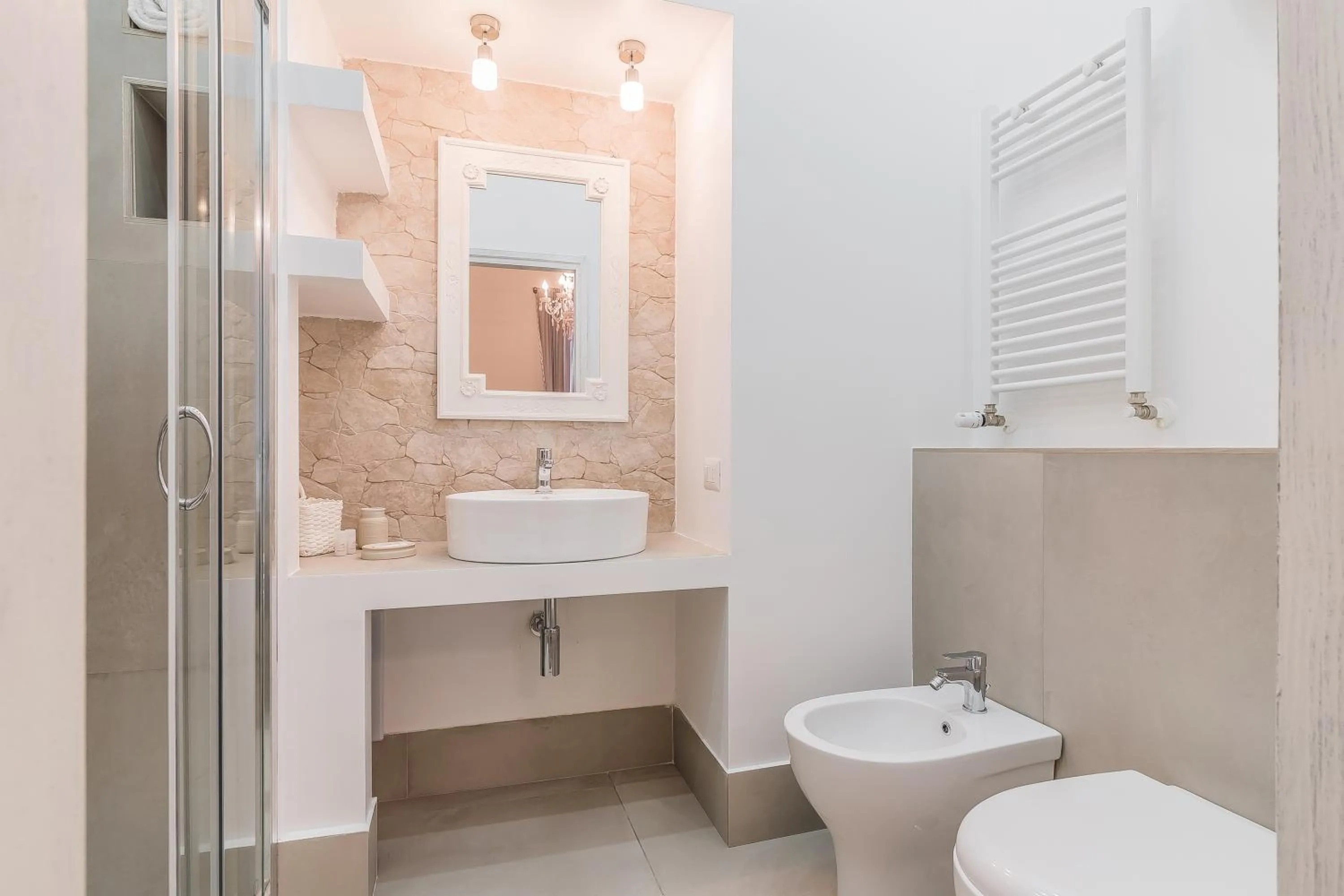 Bathroom in Le Villanelle B&B