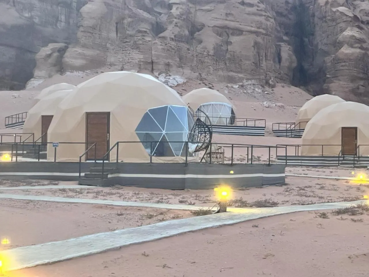 View (from property/room) in Hasan Zawaideh luxury camp 2