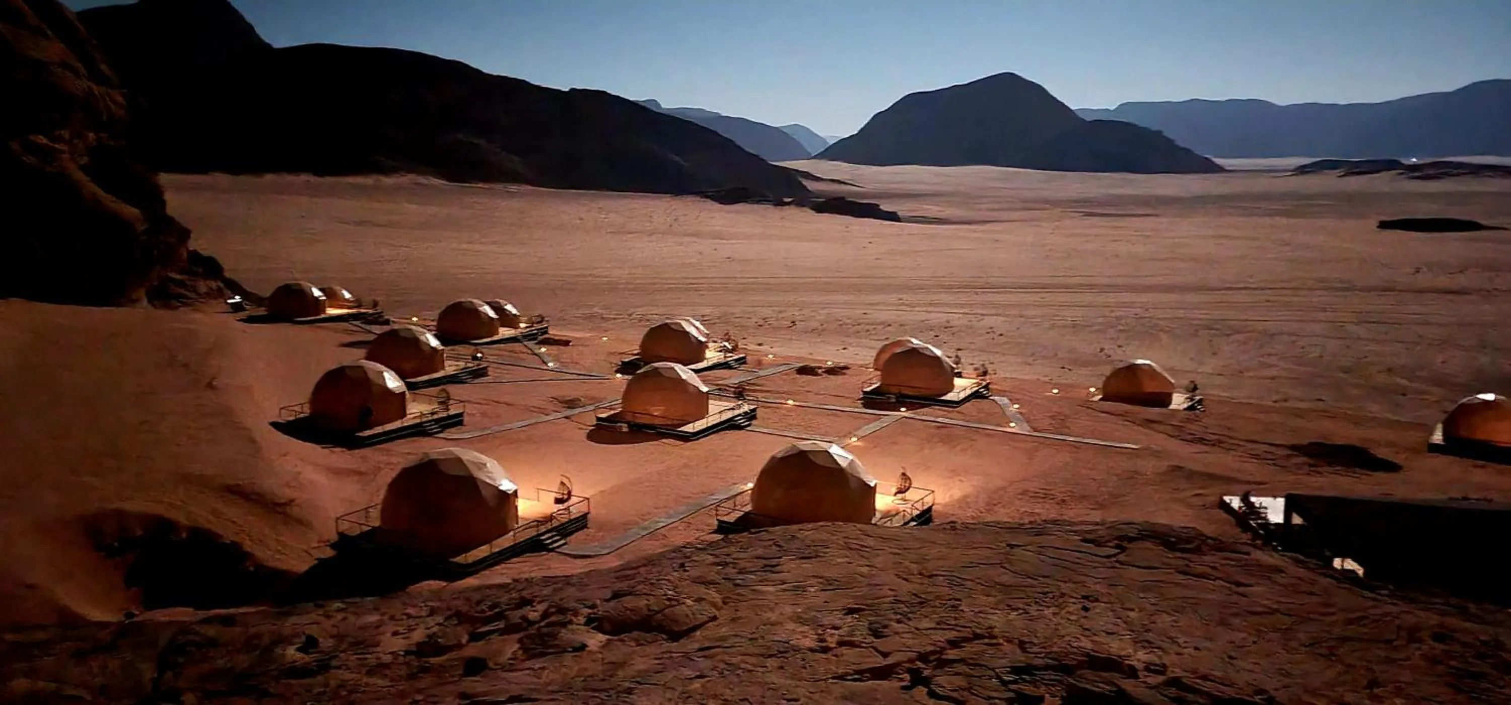 Natural landscape in Hasan Zawaideh luxury camp 2