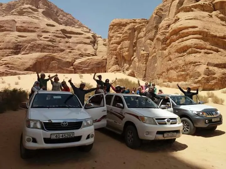 People in Hasan Zawaideh luxury camp 2