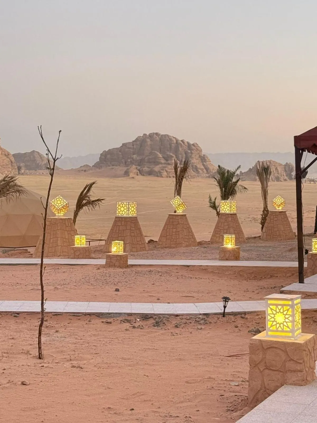 View (from property/room) in Hasan Zawaideh luxury camp 2