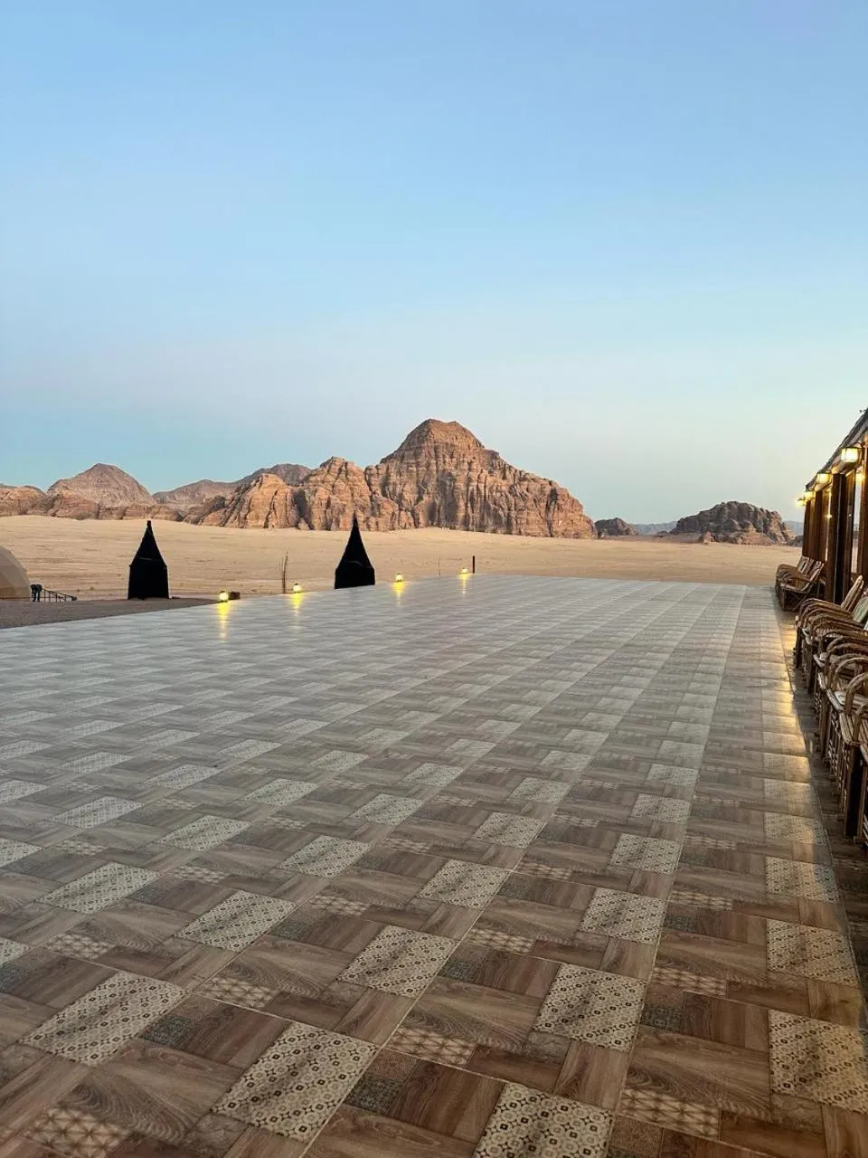 View (from property/room) in Hasan Zawaideh luxury camp 2