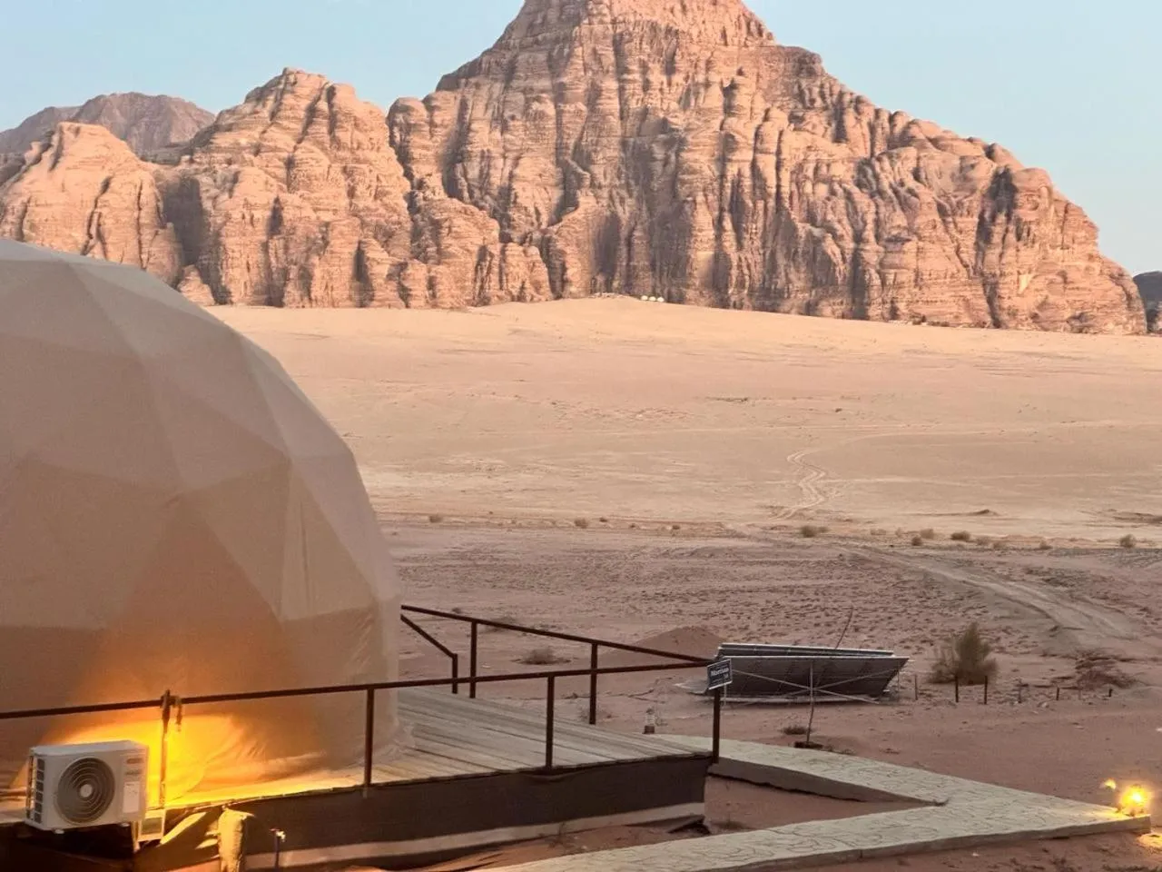 View (from property/room) in Hasan Zawaideh luxury camp 2