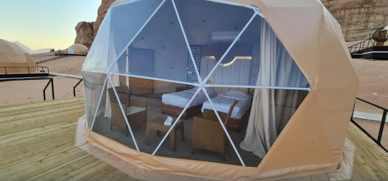 View (from property/room) in Hasan Zawaideh luxury camp 2