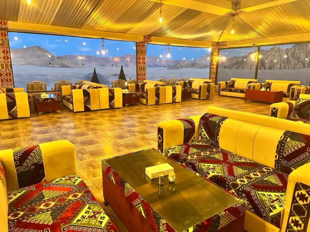 Restaurant/places to eat in Hasan Zawaideh luxury camp 2 Restaurant/places to eat in Hasan Zawaideh luxury camp 2