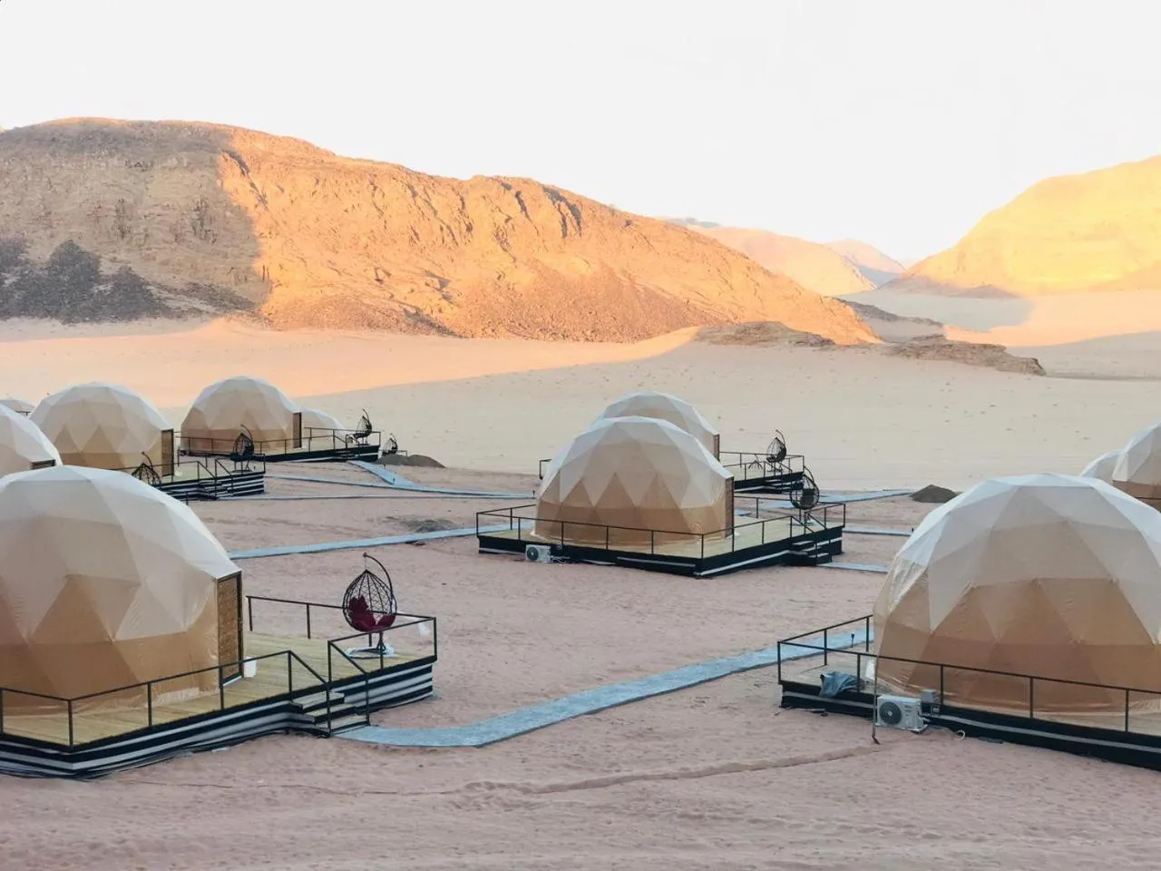 View (from property/room) in Hasan Zawaideh luxury camp 2