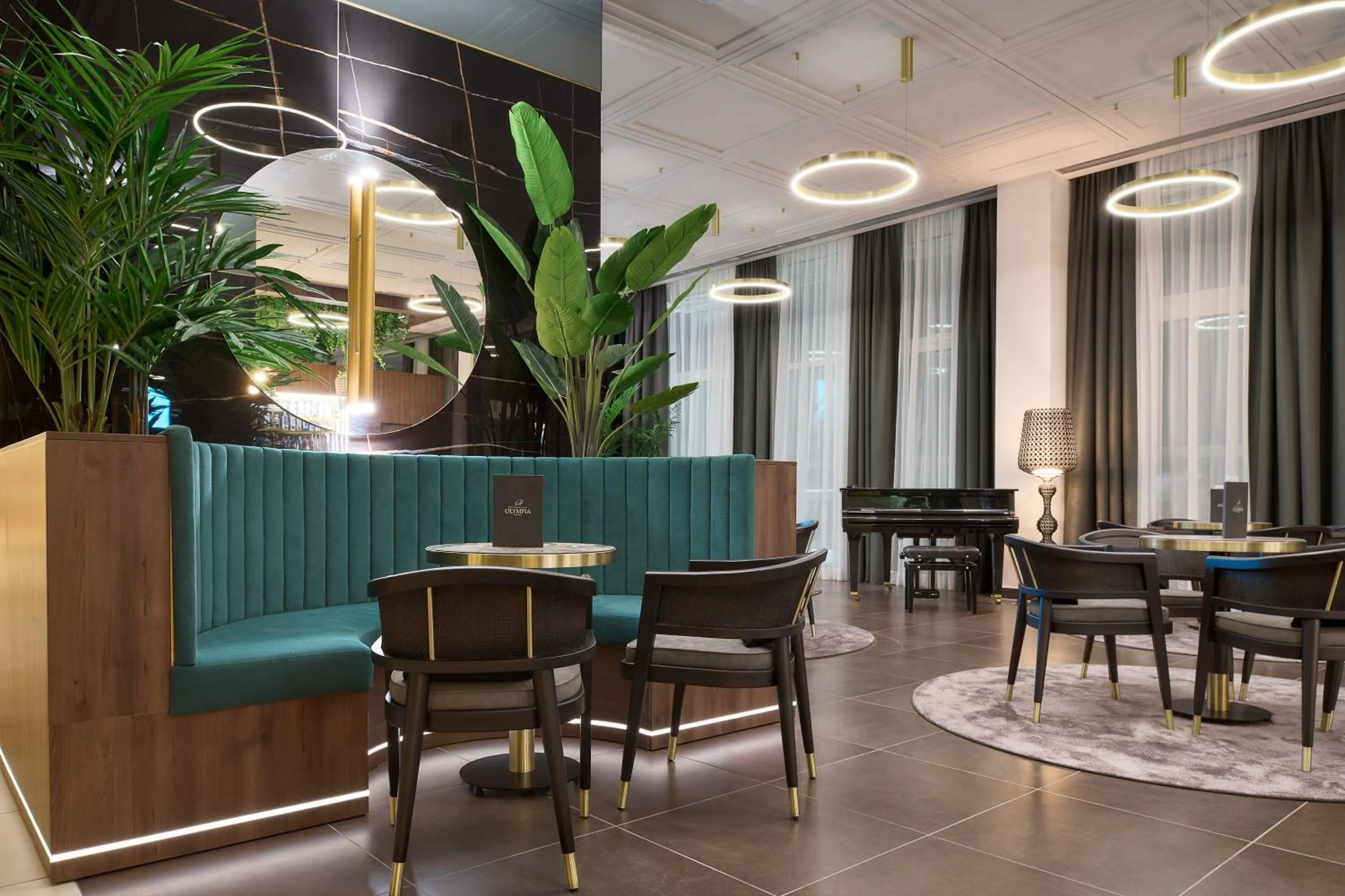 Lounge or bar in Hotel Olympia