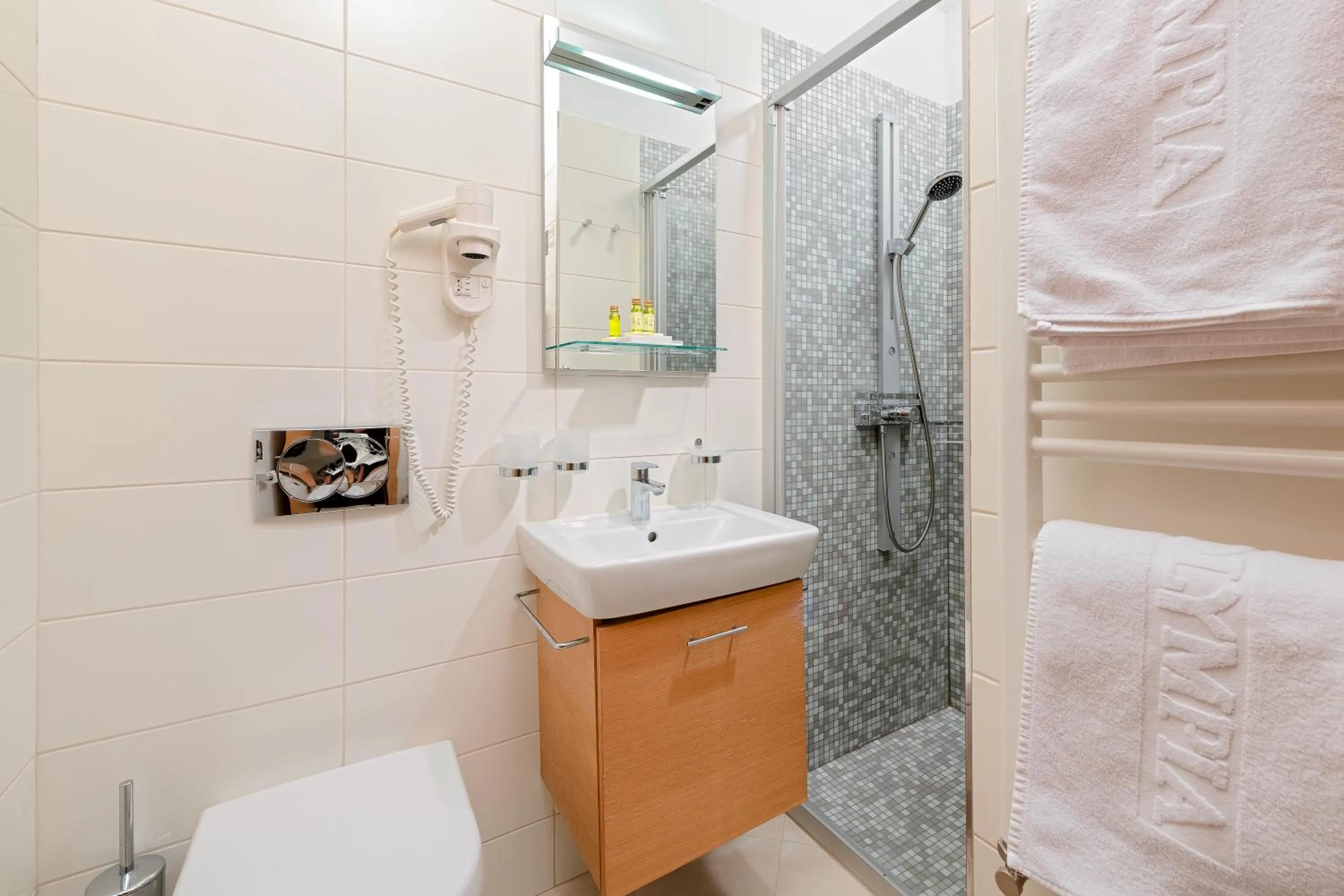 Shower in Hotel Olympia