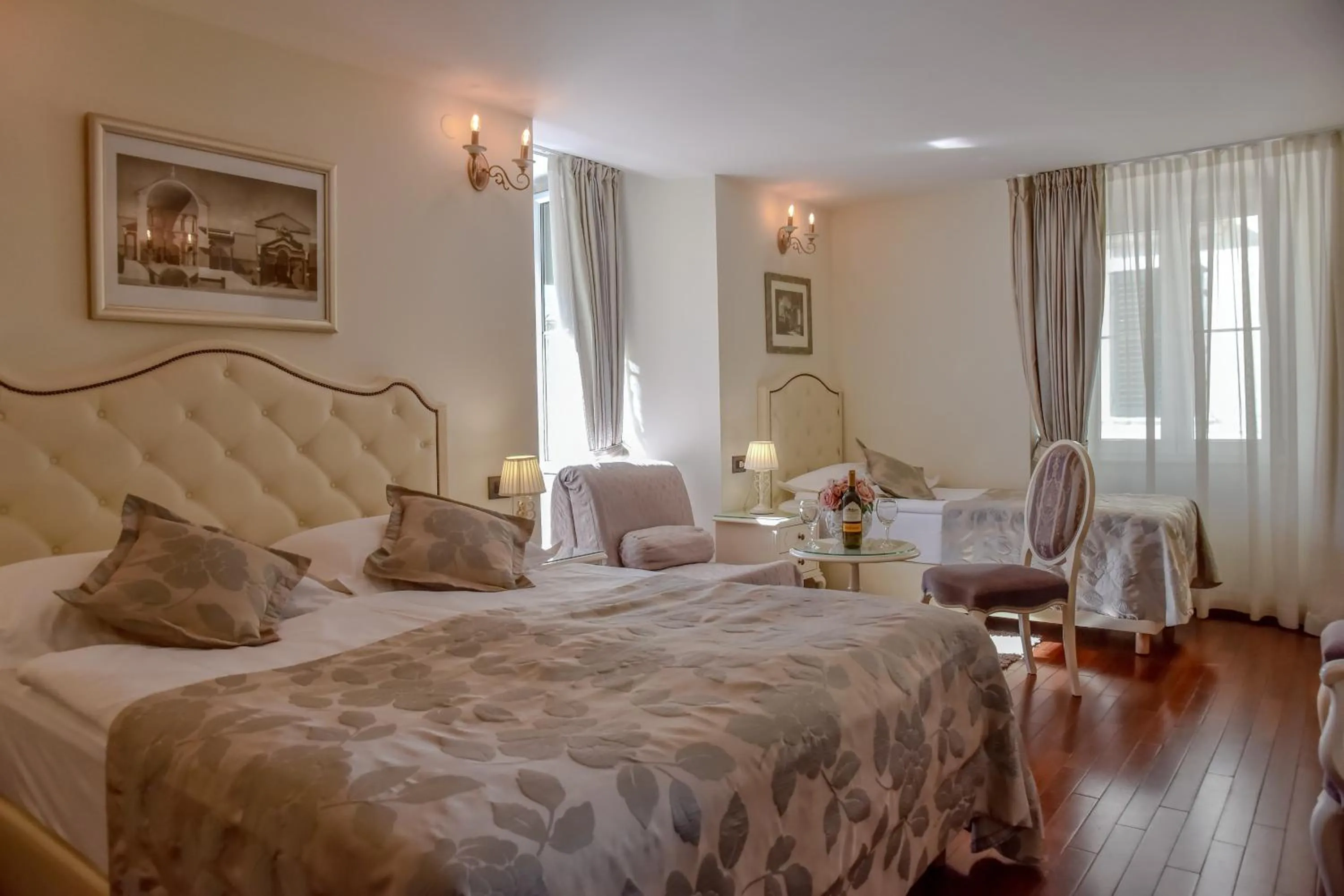 Bedroom, Bed in Hotel Kastel 1700