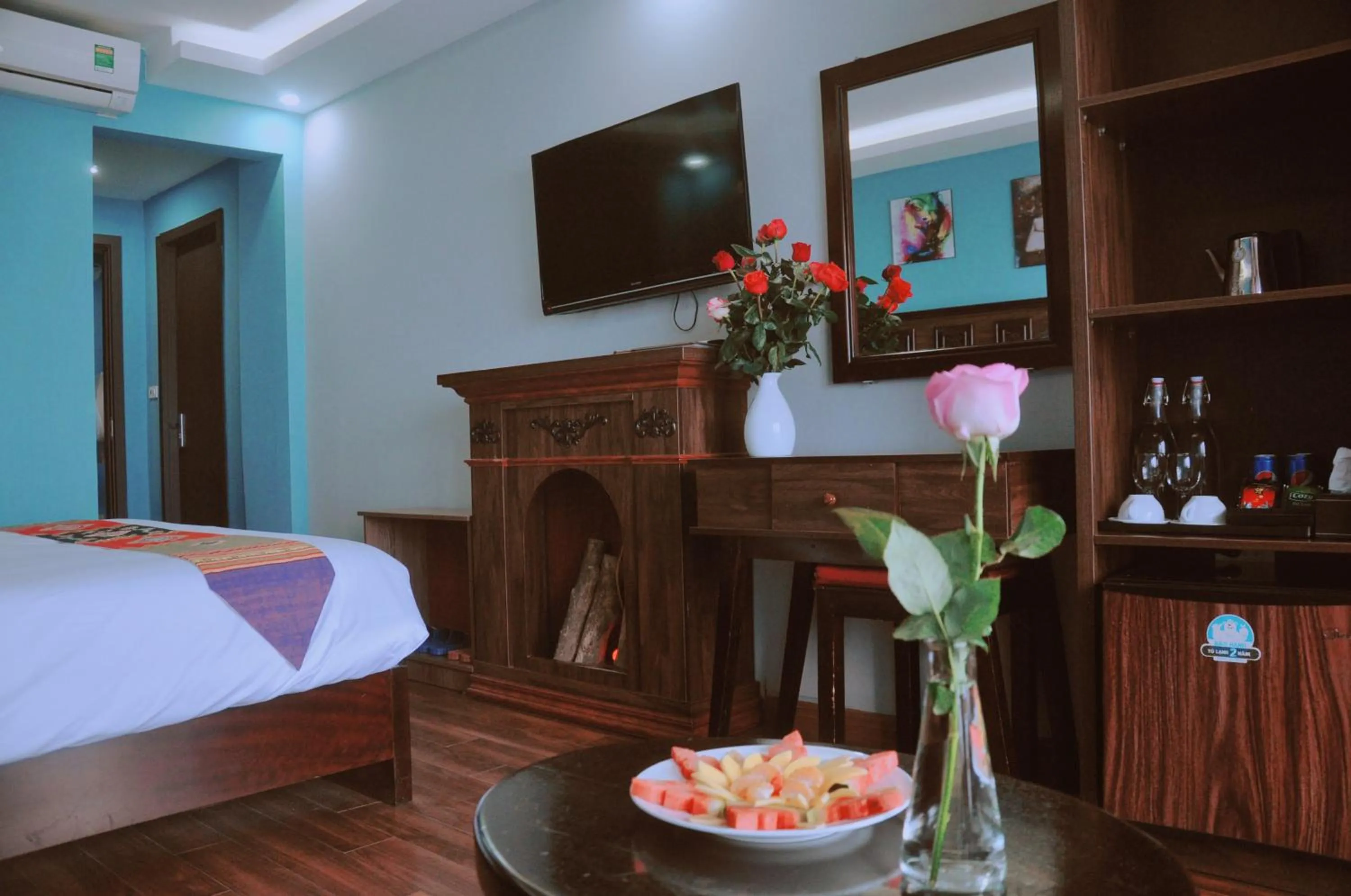 TV and multimedia, Bed in Sapa Hills Hotel