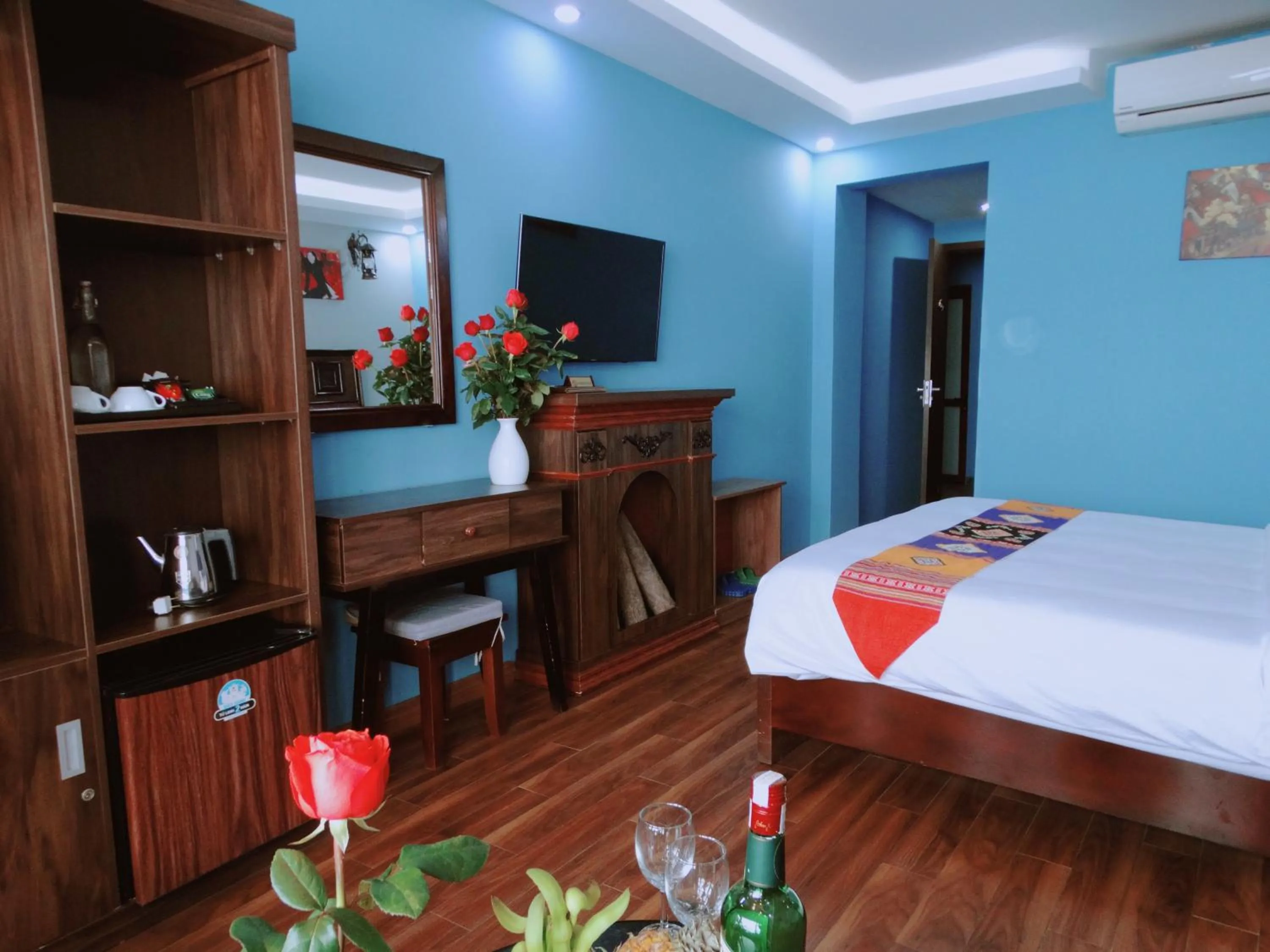 Bed in Sapa Hills Hotel