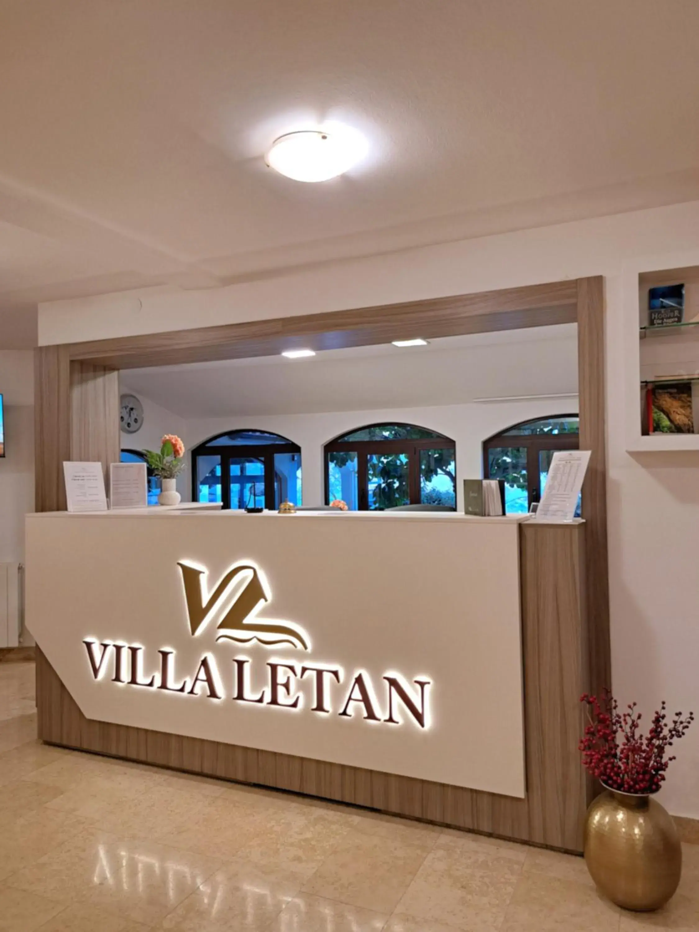 Lobby or reception in Hotel Villa Letan Lobby or reception in Hotel Villa Letan