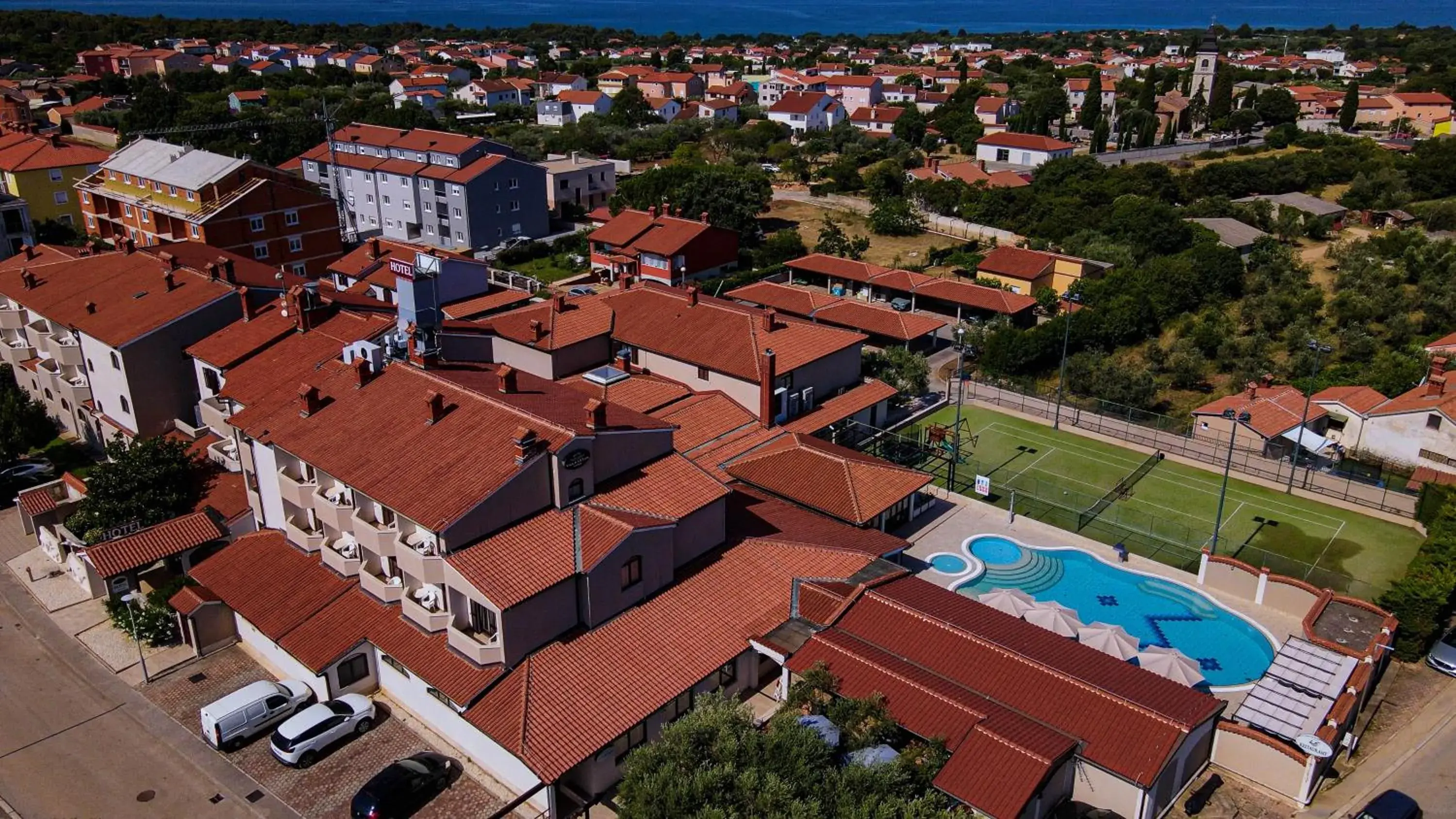 Property building in Hotel Villa Letan Property building in Hotel Villa Letan