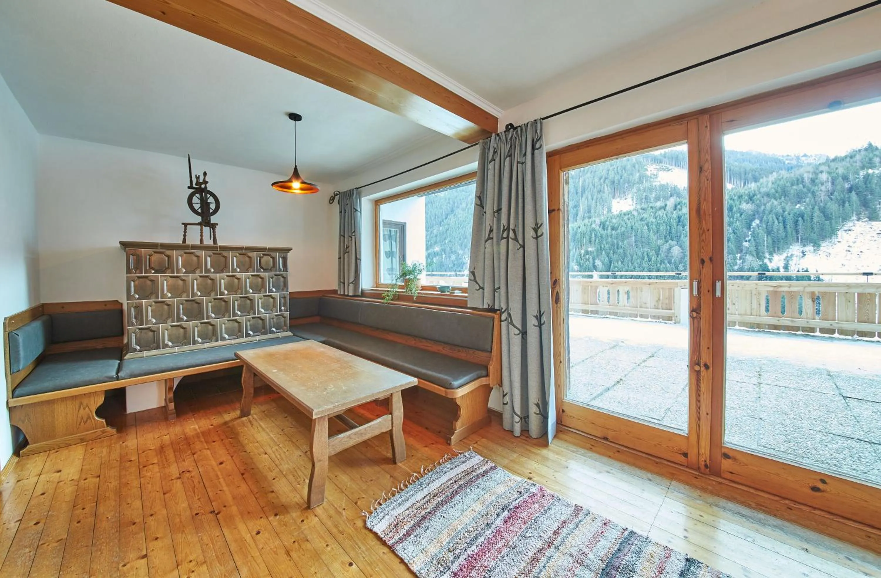 Living room in Ferienhaus Oberlengau