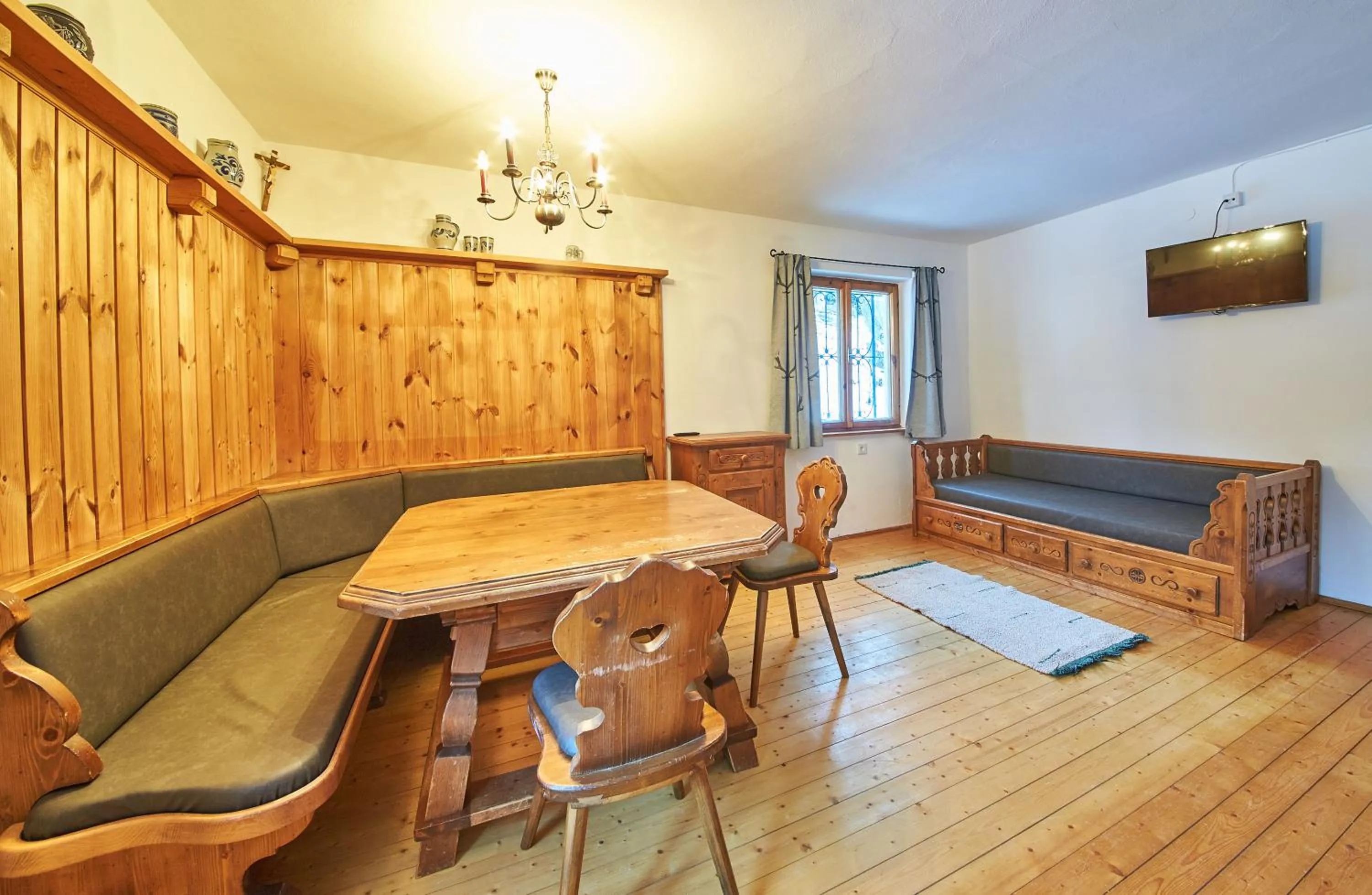 Living room in Ferienhaus Oberlengau