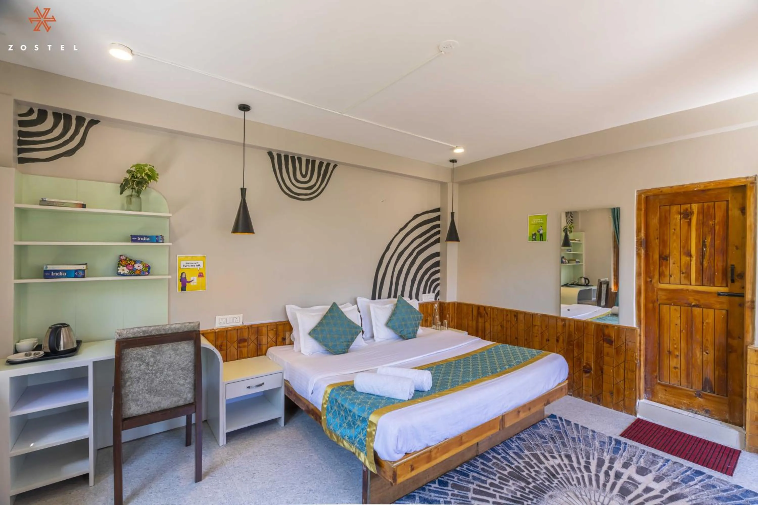 Bed in Zostel Old Manali