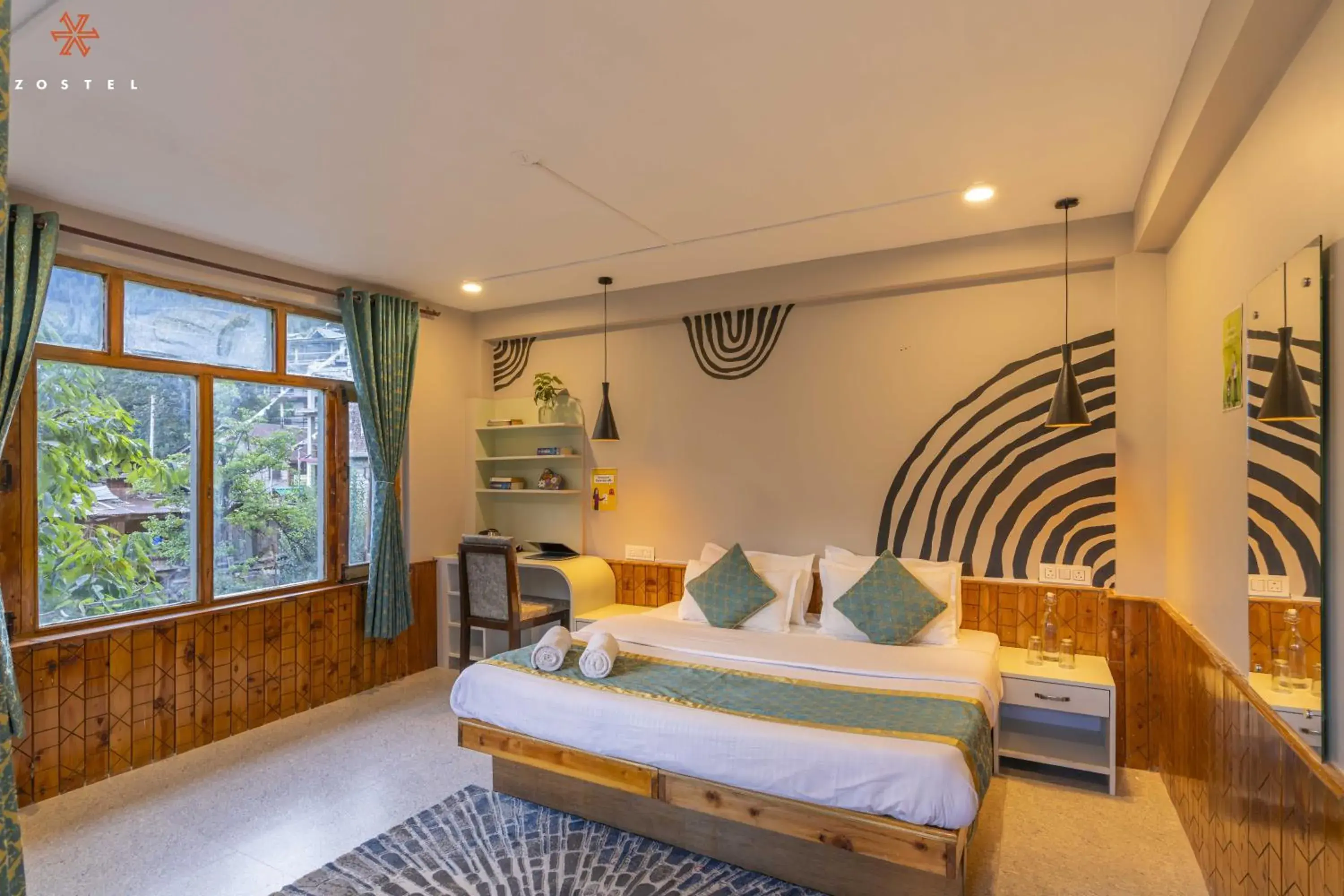 Photo of the whole room, Bed in Zostel Old Manali Photo of the whole room, Bed in Zostel Old Manali