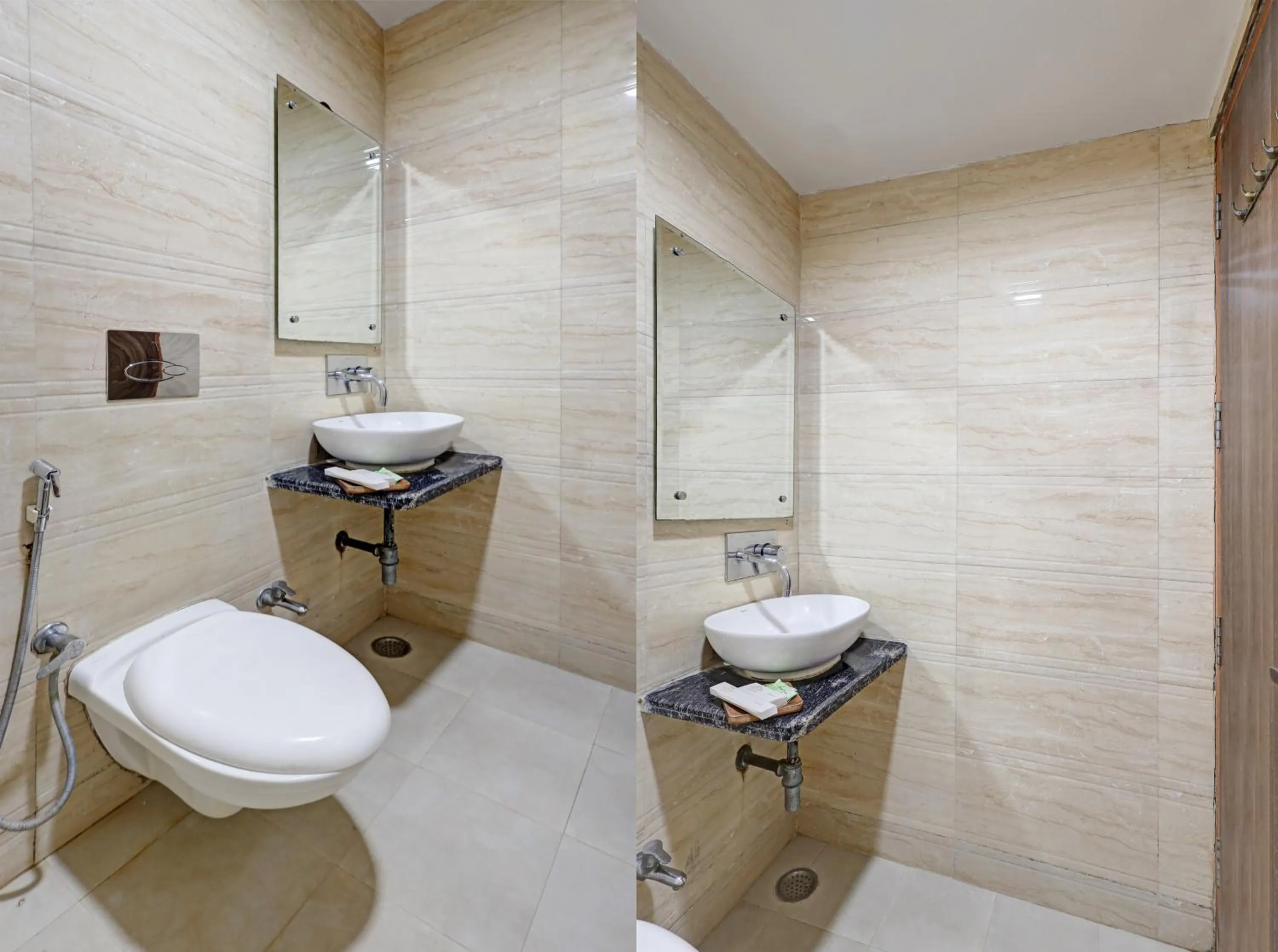 Bathroom in Hotel Tashkent Palace - Walk in from New Delhi Station & Metro Station