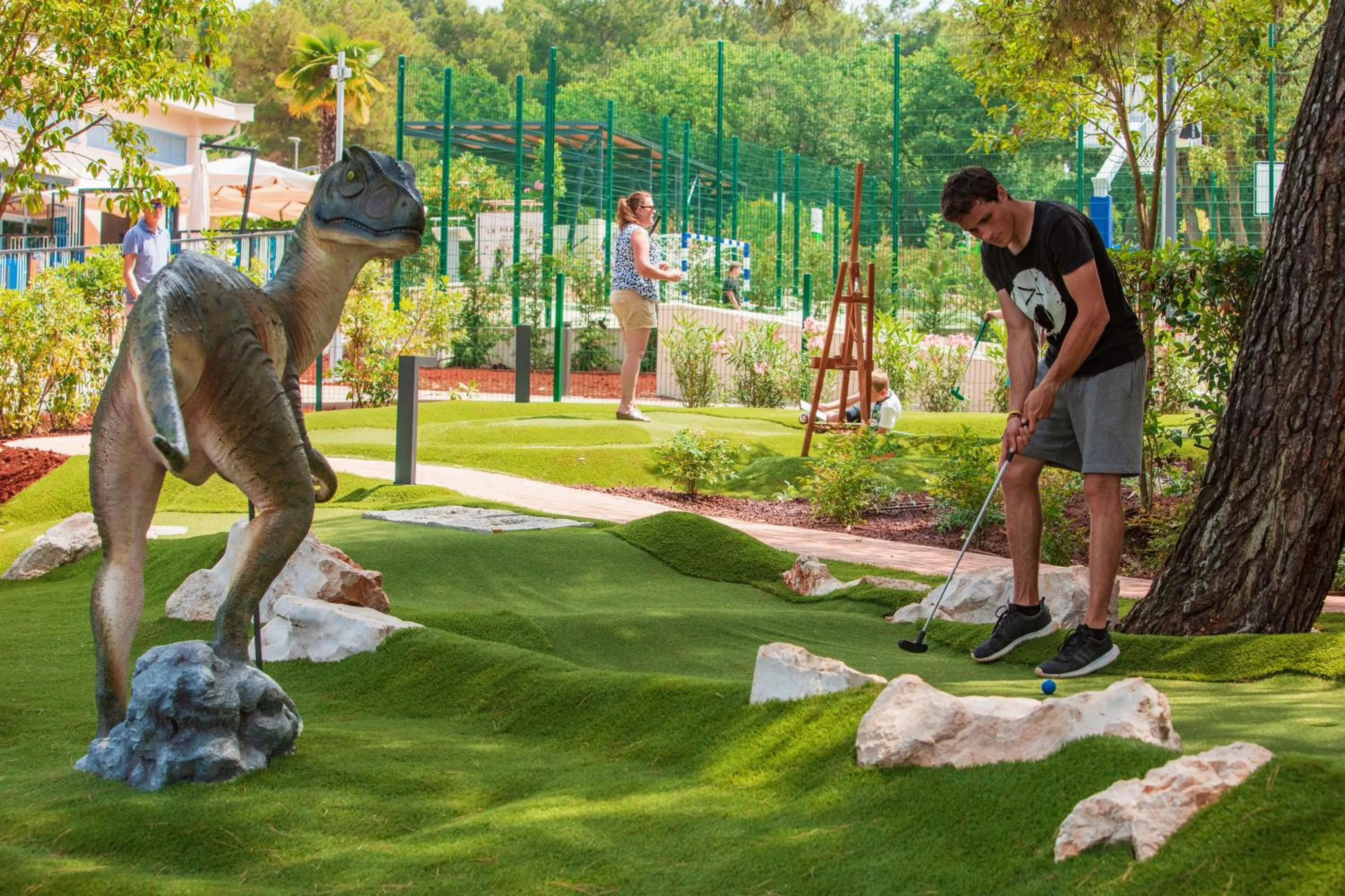 Minigolf in Mobilhome Victoria Camping Lanterna