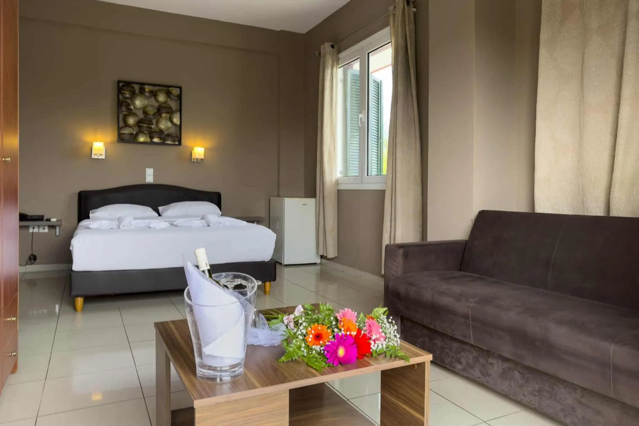 Bed in Cavallari Palace Hotel Suites