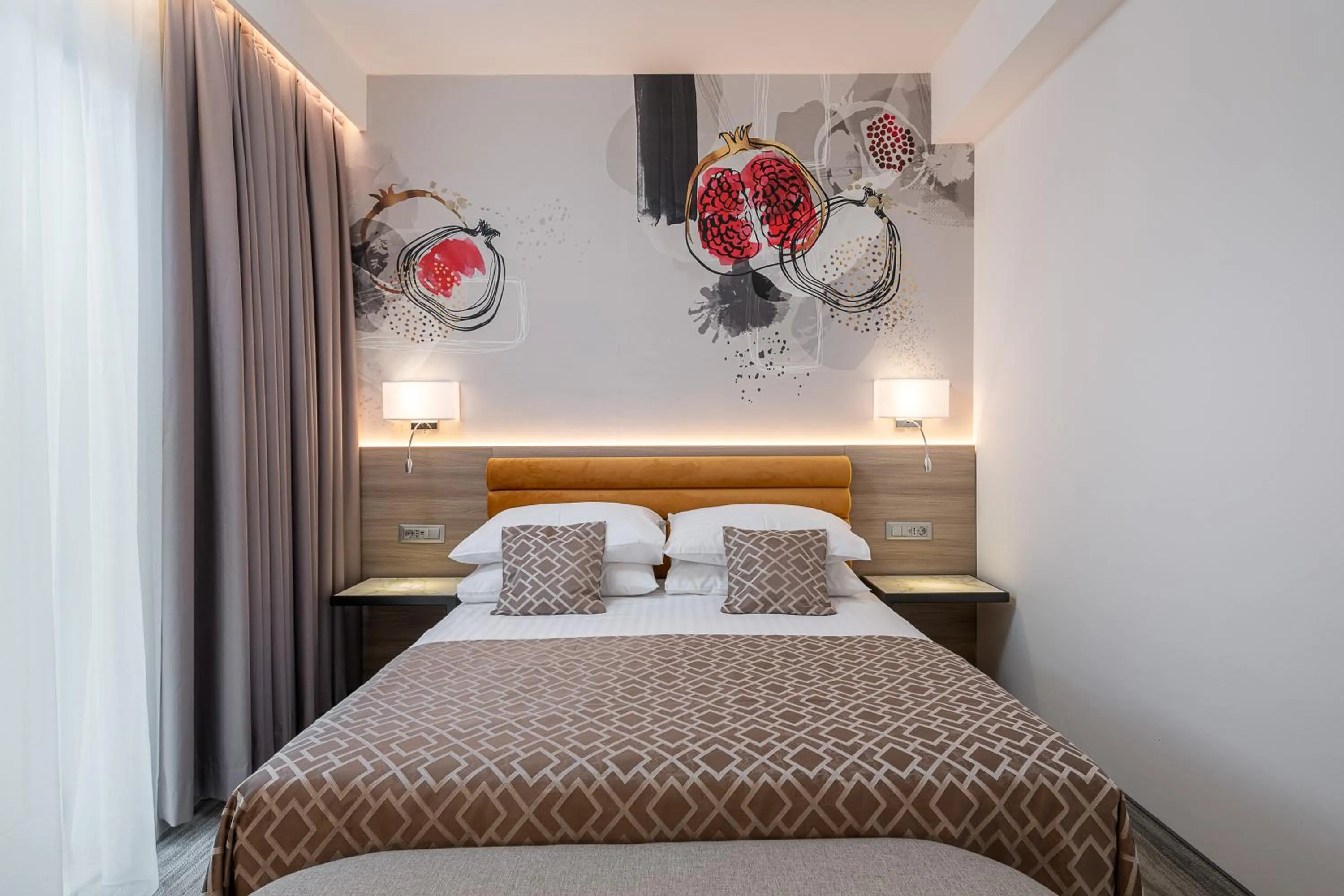 Bedroom, Bed in Hotel Ivka