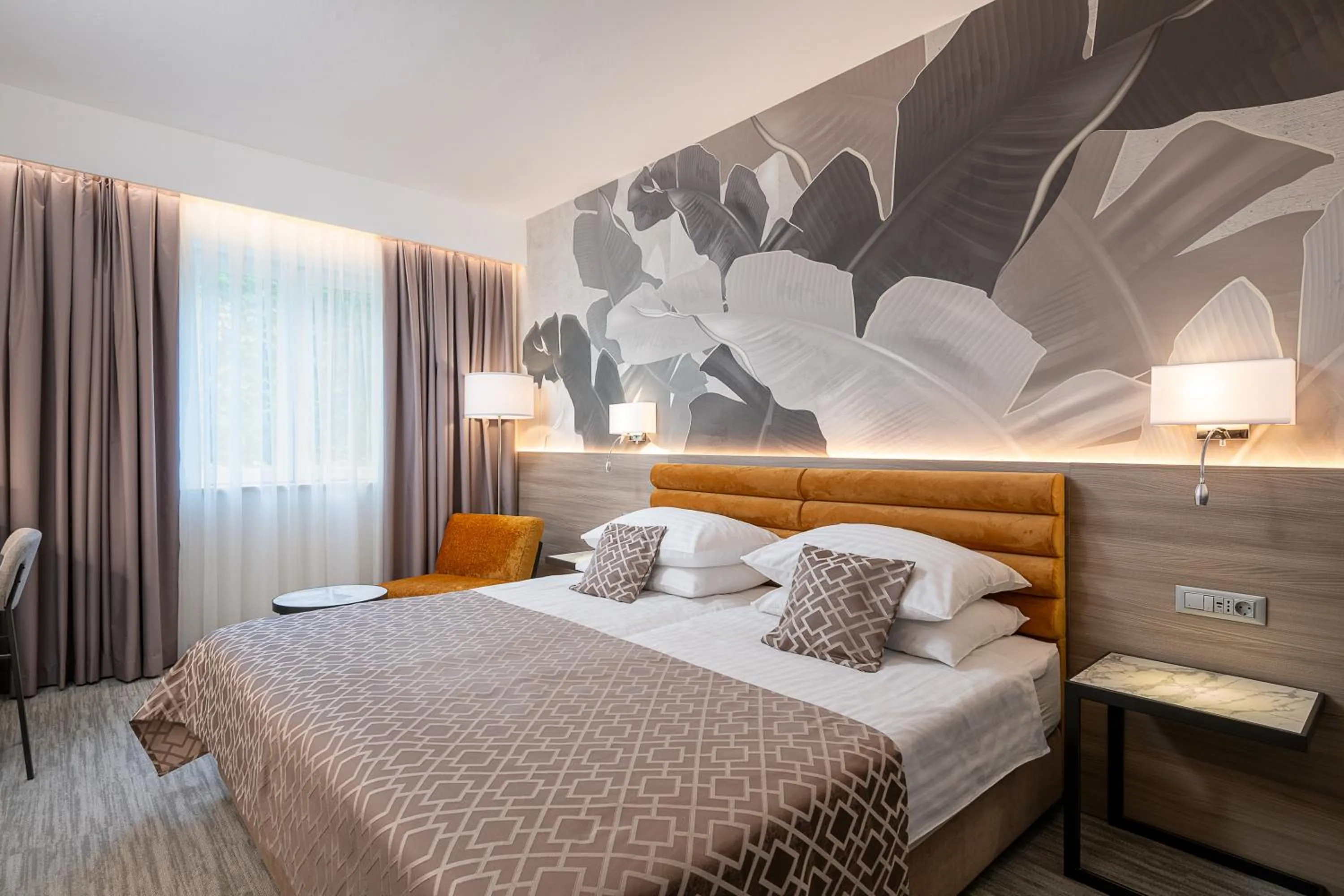 Bedroom, Bed in Hotel Ivka